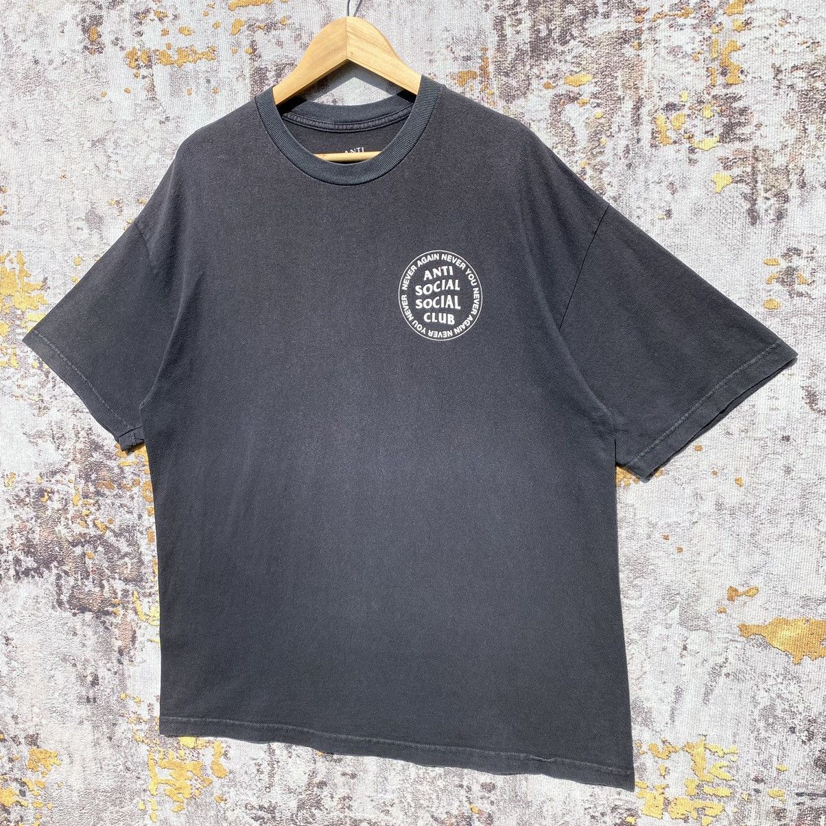 Anti Social Social Club Anti Social Social Club Never Again Never You Shirt SunFaded Size US XL / EU 56 / 4 - 4 Thumbnail