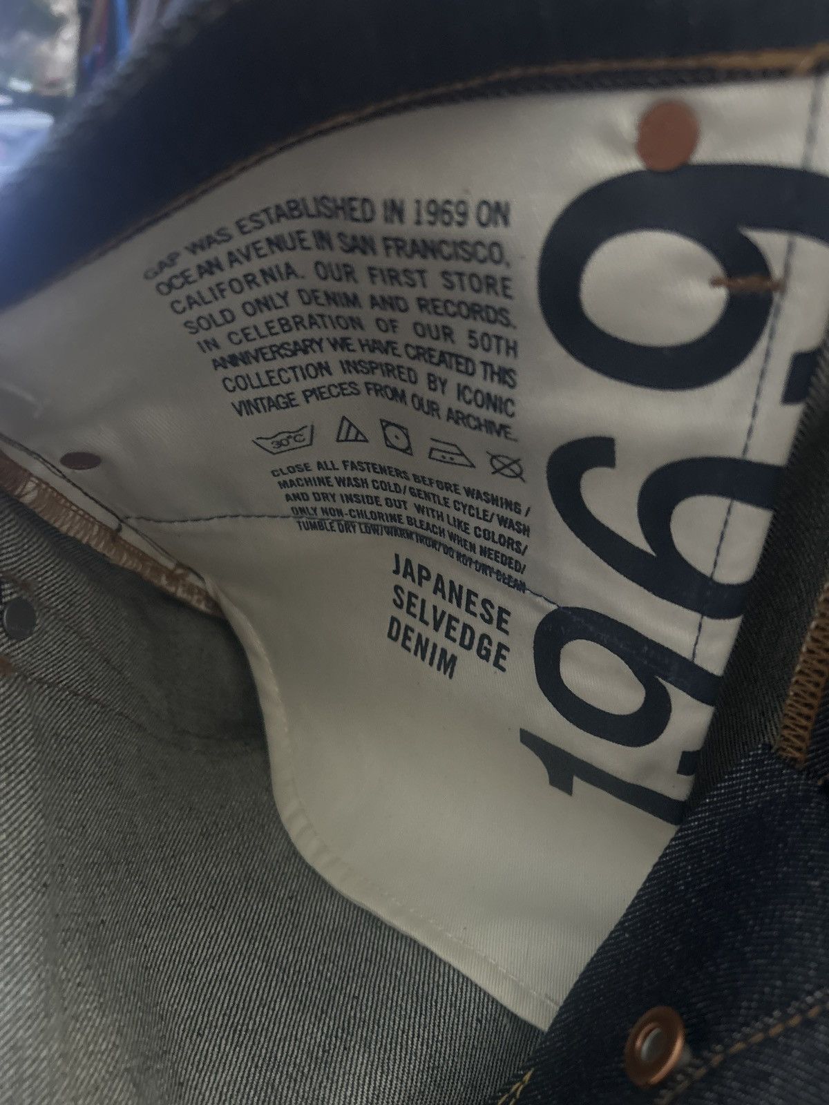 Gap GAP 1969 Japanese Selvedge Denim jeans Size US 34 / EU 50 - 3 Thumbnail
