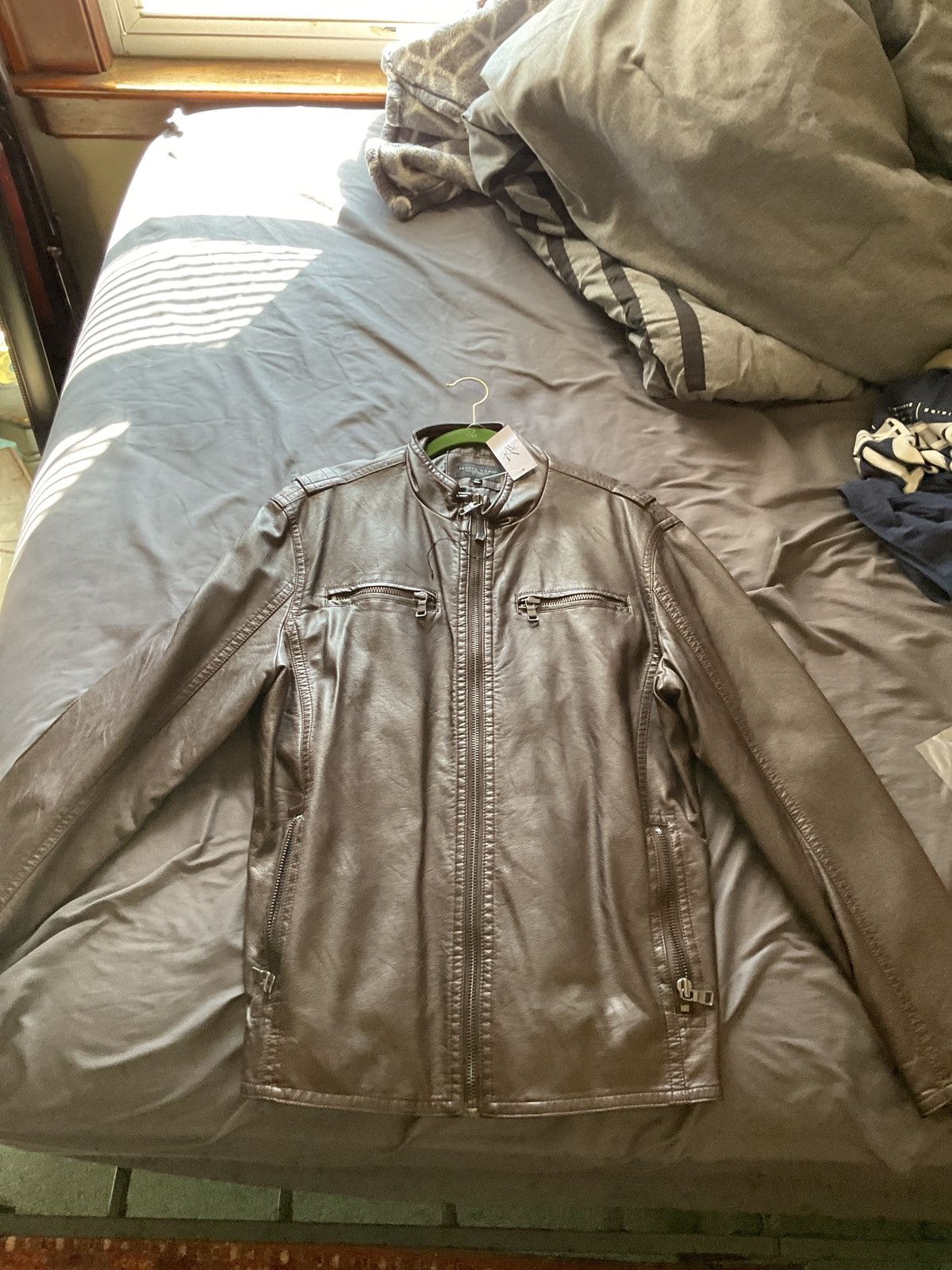 Pronto Uomo Pronto uomo brown leather jacket Size US XL / EU 56 / 4 - 4 Thumbnail