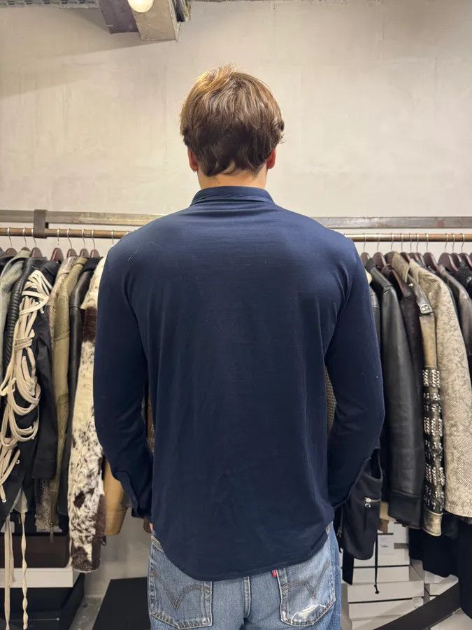 Designer × Gucci × Vintage 2000s Gucci Navy Minimalist Shirt Size US M / EU 48-50 / 2 - 3 Thumbnail