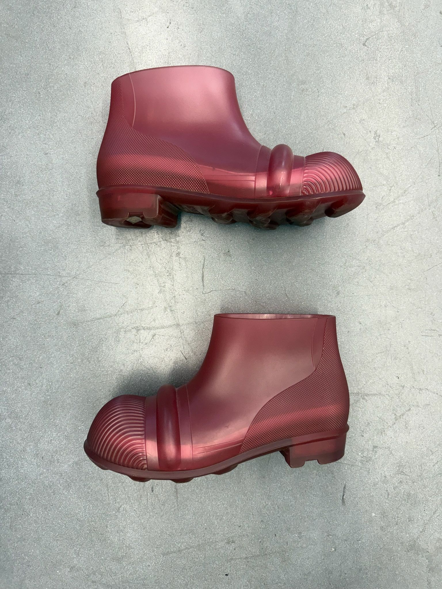 Loewe Loewe Size 43 Men's Molded Transparent Rubber Boot Size US 10 / EU 43 - 1 Thumbnail