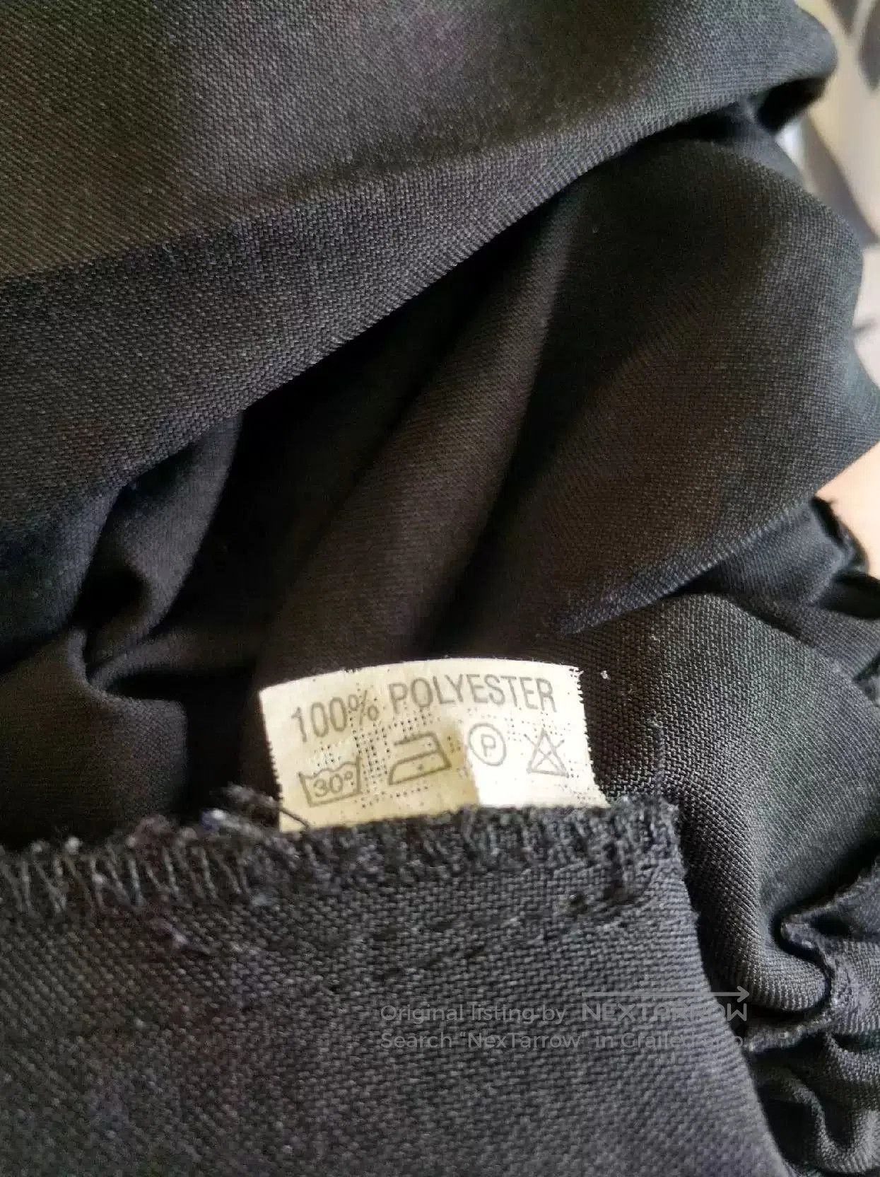 Black Pleated Skirt Pants for Men.