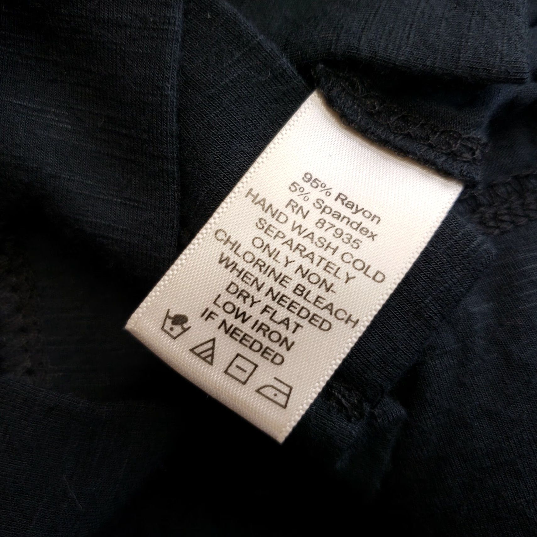 Vintage LOGO by Lori Goldstein Womens Top XS Black Button Front Tunic Sleeve Long Sleeve Blouse Casual Size XS / US 0-2 / IT 36-38 - 5 Thumbnail