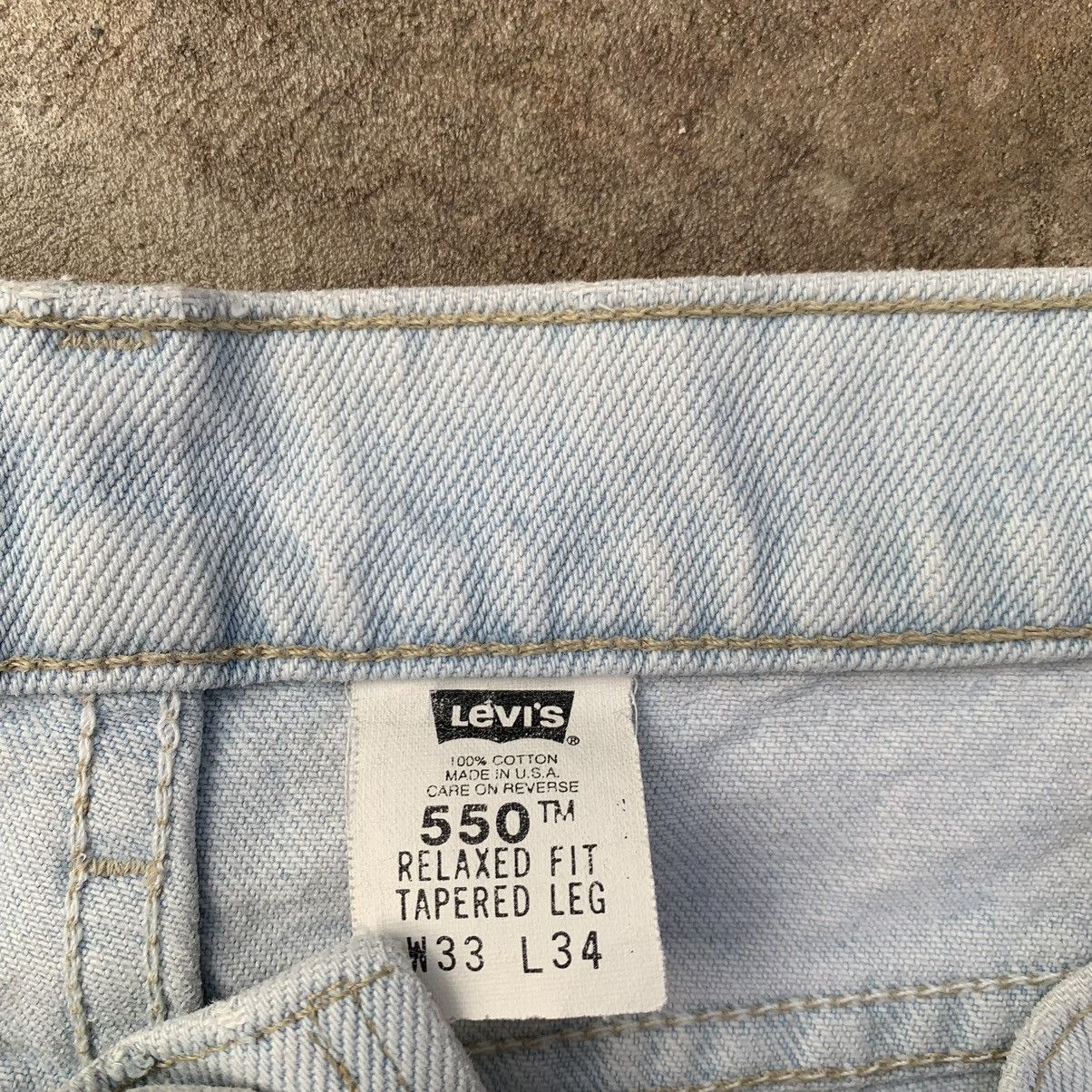 Levi's Vintage LEVIS 550 relaxed fit (33/34) Acid-Wash USA Size US 33 - 4 Thumbnail