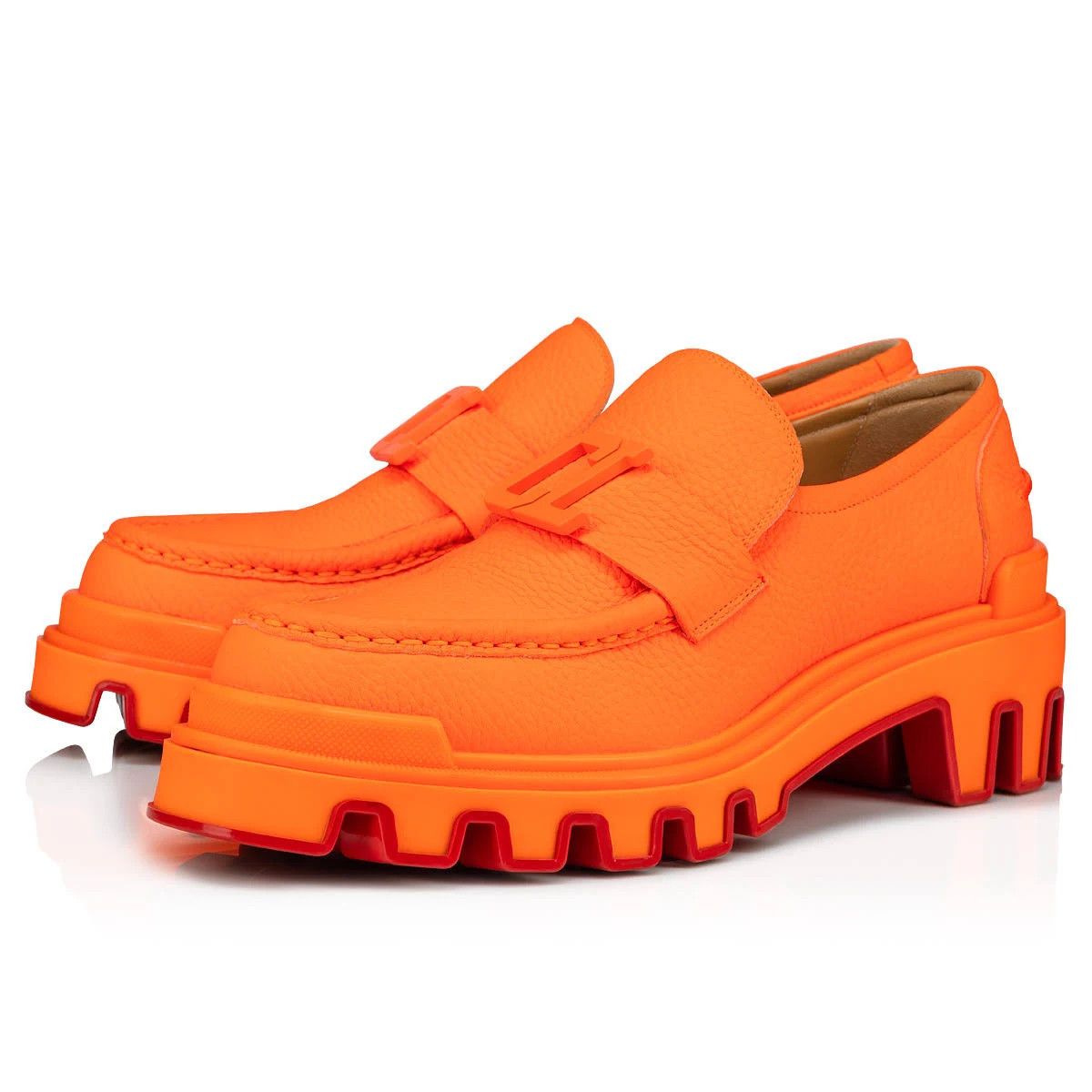 Christian Louboutin o1s1wg111224 Ci Moc Dune Uomo Flat in Orange Size US 9.5 / EU 42-43 - 1 Thumbnail