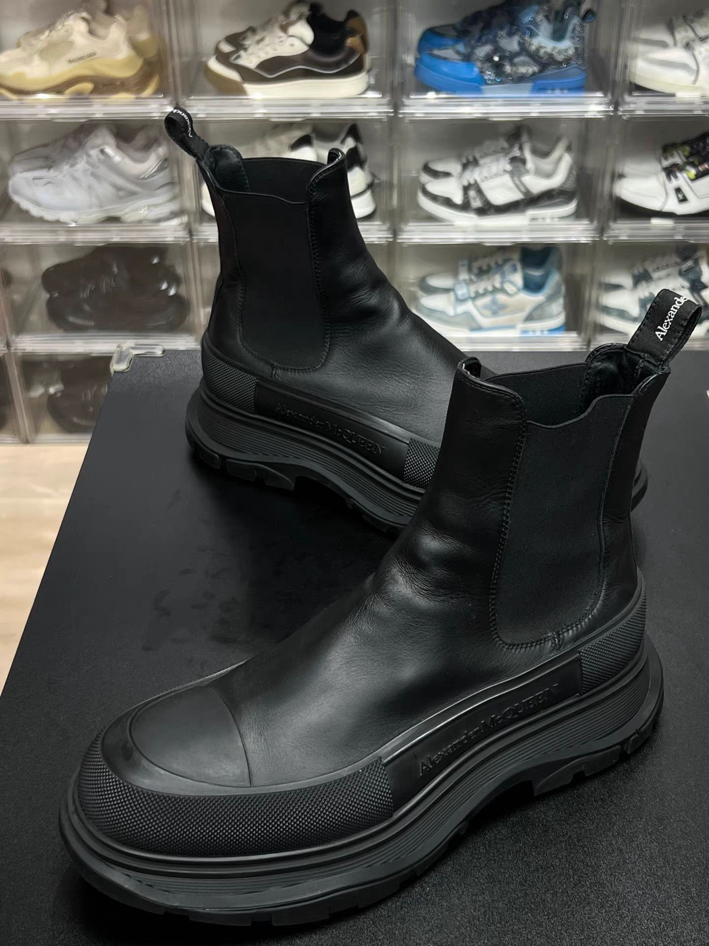 MCQ MCQ Alexander McQueen High Top Chelsea Boots K15 Size US 11 / EU 44 - 1 Thumbnail