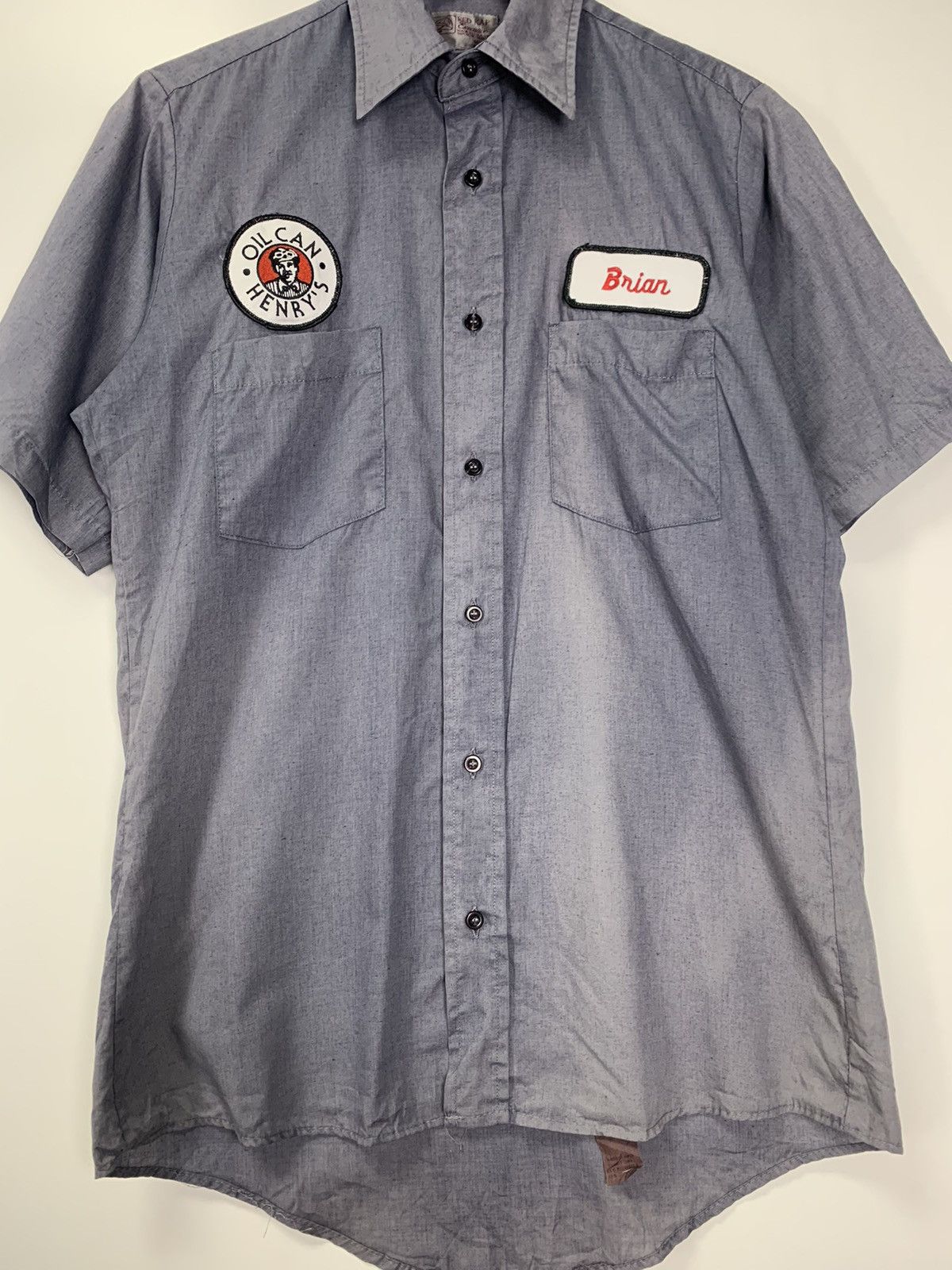 Japanese Brand × Vintage Vintage oil can henry’s button up Size US XXS / EU 40 - 2 Thumbnail