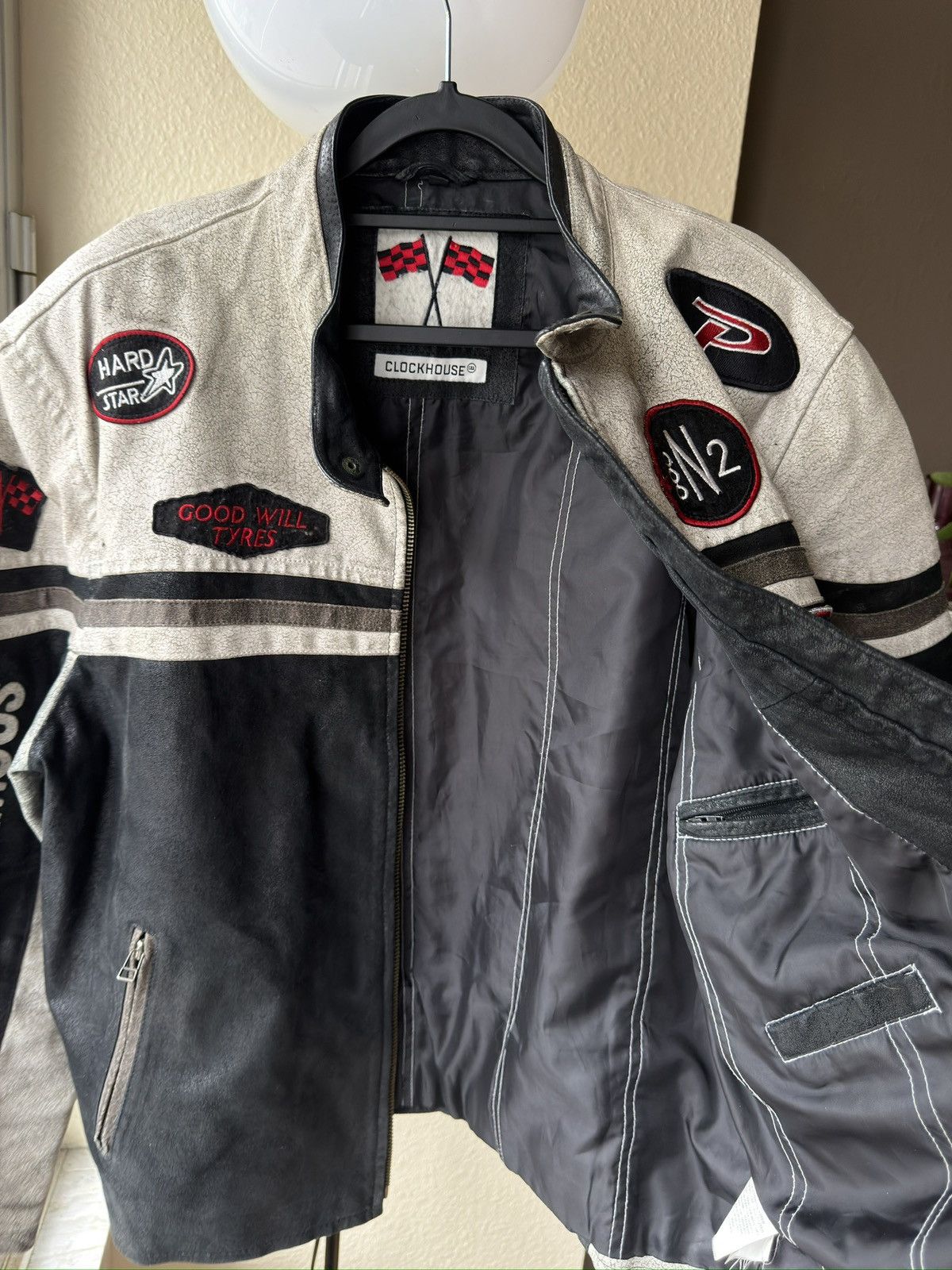 Vintage Racing vintage leather jacket Size US L / EU 52-54 / 3 - 11 Thumbnail