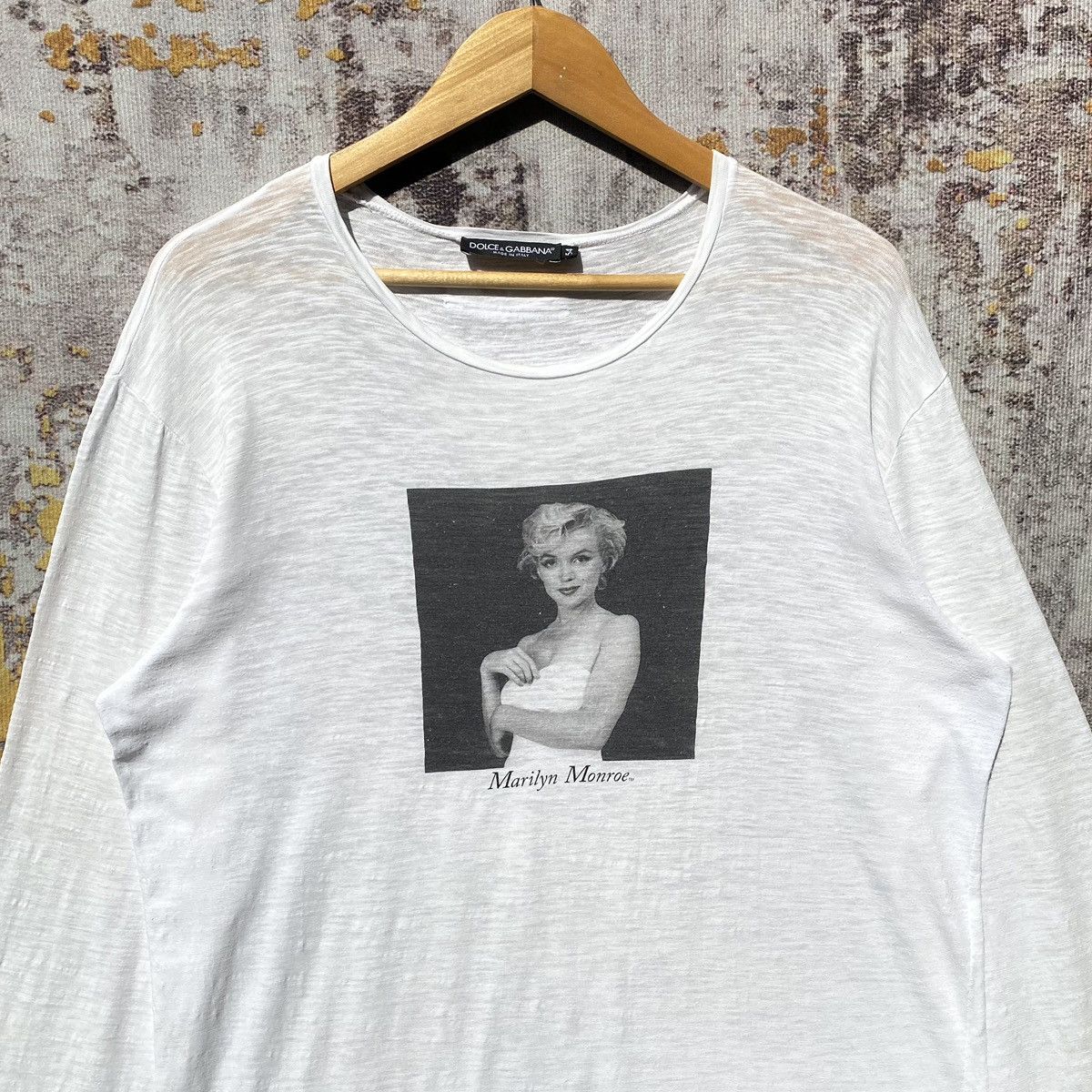 Dolce & Gabbana Dolce & Gabbana Marilyn Monroe Long Sleeve Shirt D&G Luxury Size US L / EU 52-54 / 3 - 5 Thumbnail