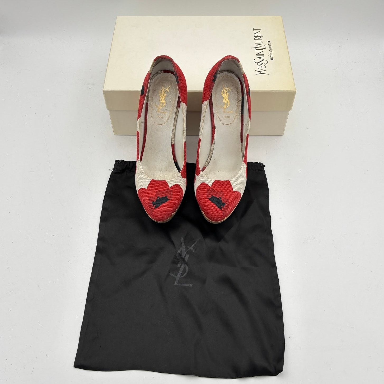 Yves Saint Laurent Yves Saint Laurent Maryna 105 Pump Wedges Women's 37.5 Size US 6.5 / IT 36.5 - 15 Thumbnail