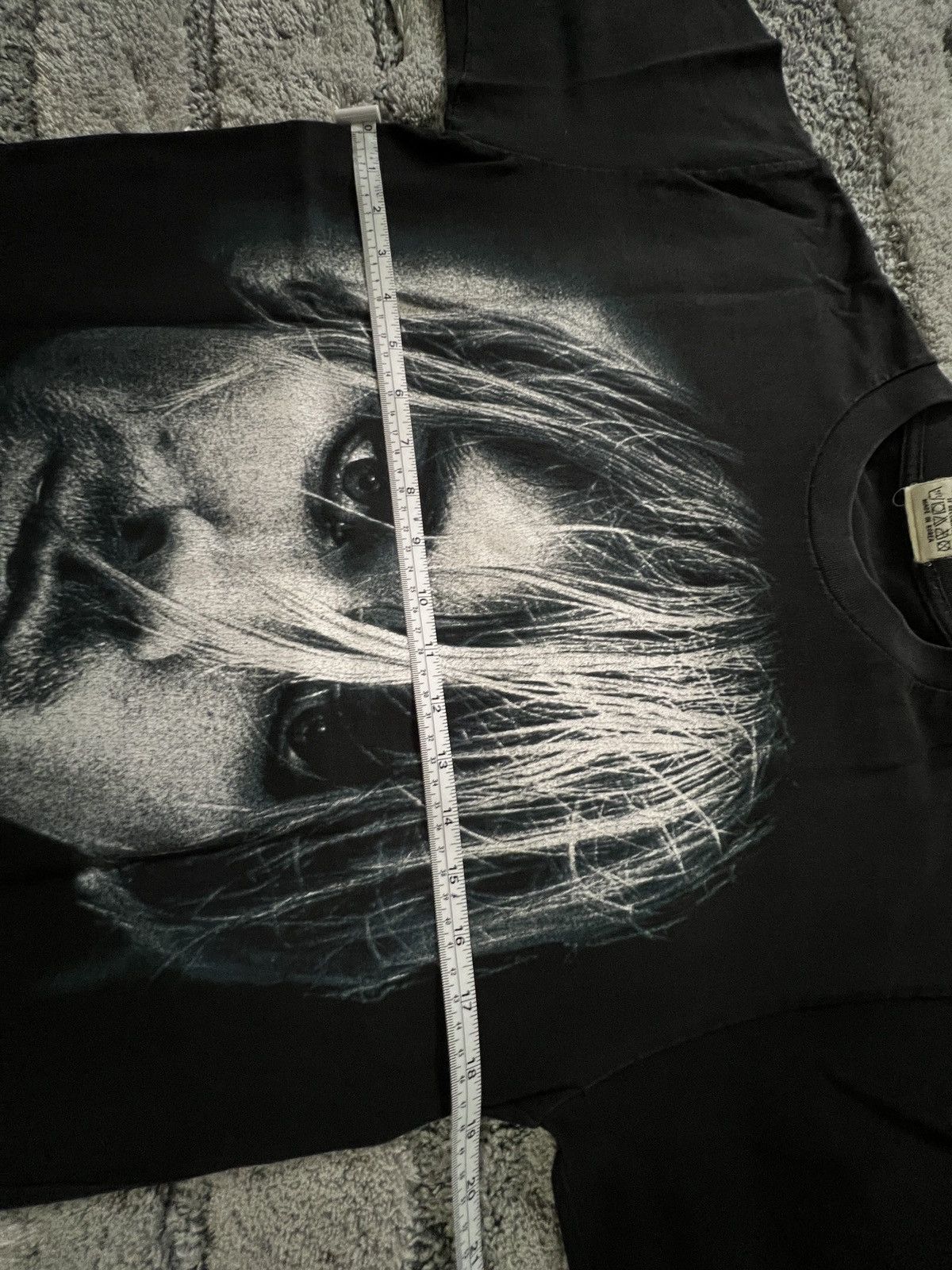 Vintage Vintage kurt cobain big face t shirt Size US M / EU 48-50 / 2 - 7 Thumbnail