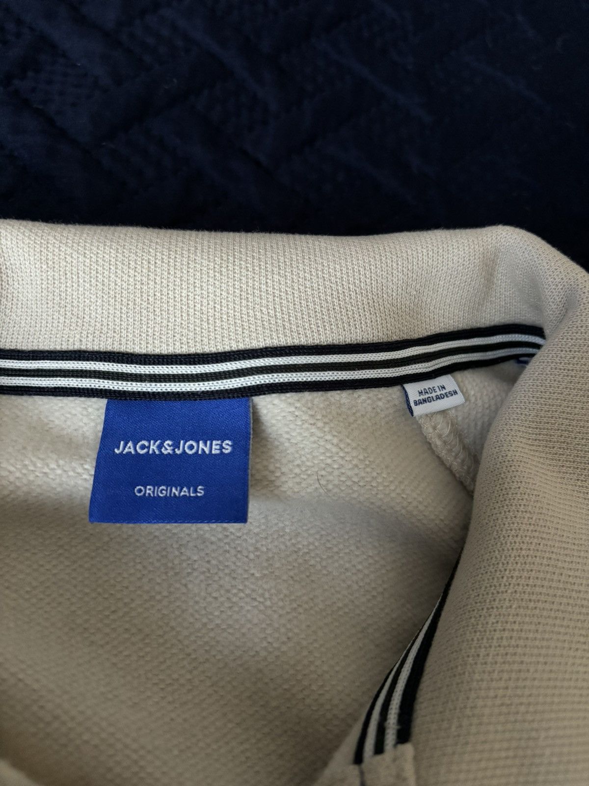 Jack & Jones Jack and Jones Ivory Polo Long Sleeve Sweater Size US S / EU 44-46 / 1 - 3 Thumbnail