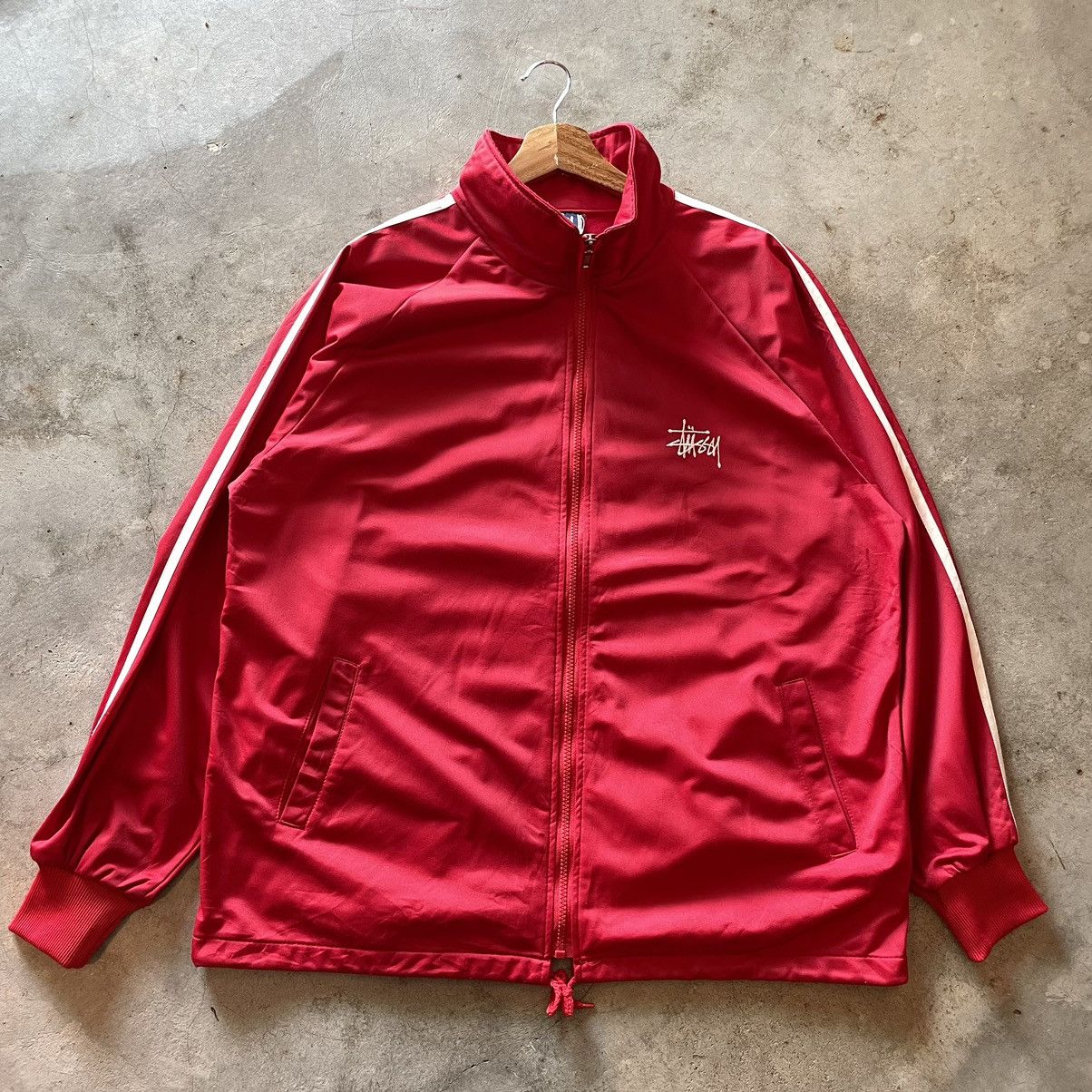 Stussy Short Parka Waxed Linen | Grailed