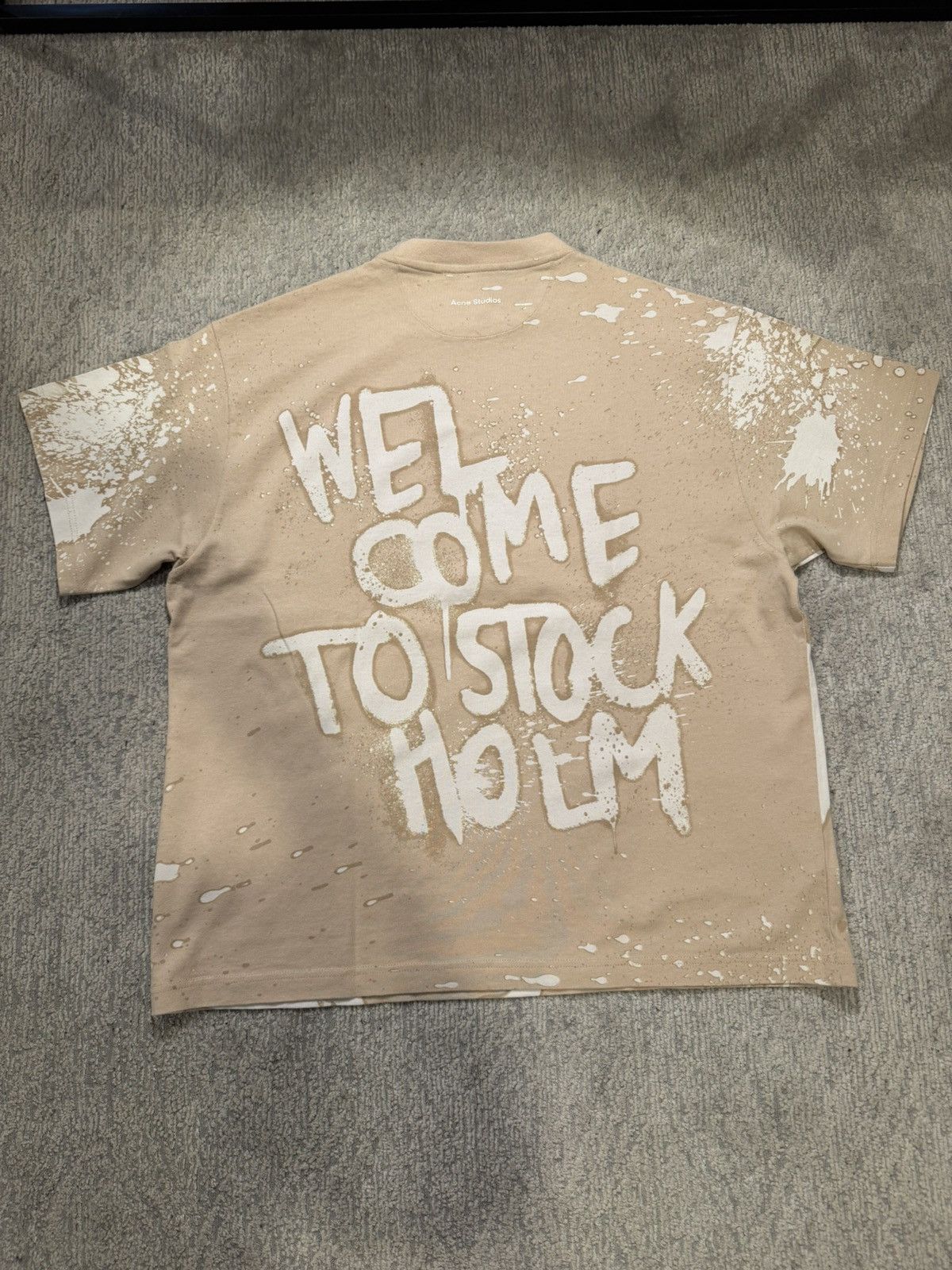 Acne Studios Acne Studios Spray Logo Tee Size US M / EU 48-50 / 2 - 2 Thumbnail