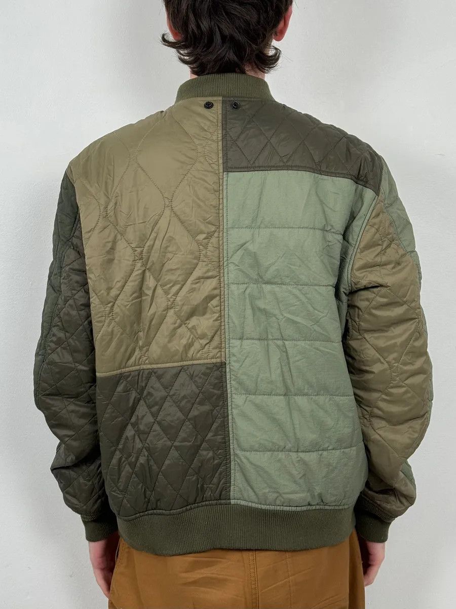 Diesel 2000s Diesel Khaki Deconstructed Puffer Bomber Jacket Size US M / EU 48-50 / 2 - 3 Thumbnail