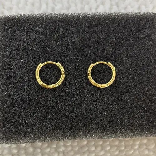 Other 13mm Star Gold Hoop Earrings for Men Women Hip Hop Unisex Size ONE SIZE - 4 Thumbnail