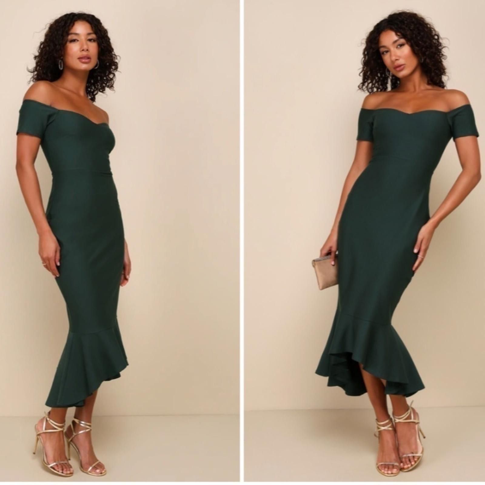 Lulus LULU's Bridal Chic Sexy Minimalist Mermaid Trumpet Midi Size S / US 4 / IT 40 - 1 Thumbnail