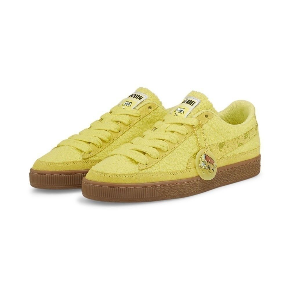 Puma PUMA x SPONGEBOB Men's Suede Yellow Sneakers Rare Size US 10 / EU 43 - 1 Thumbnail