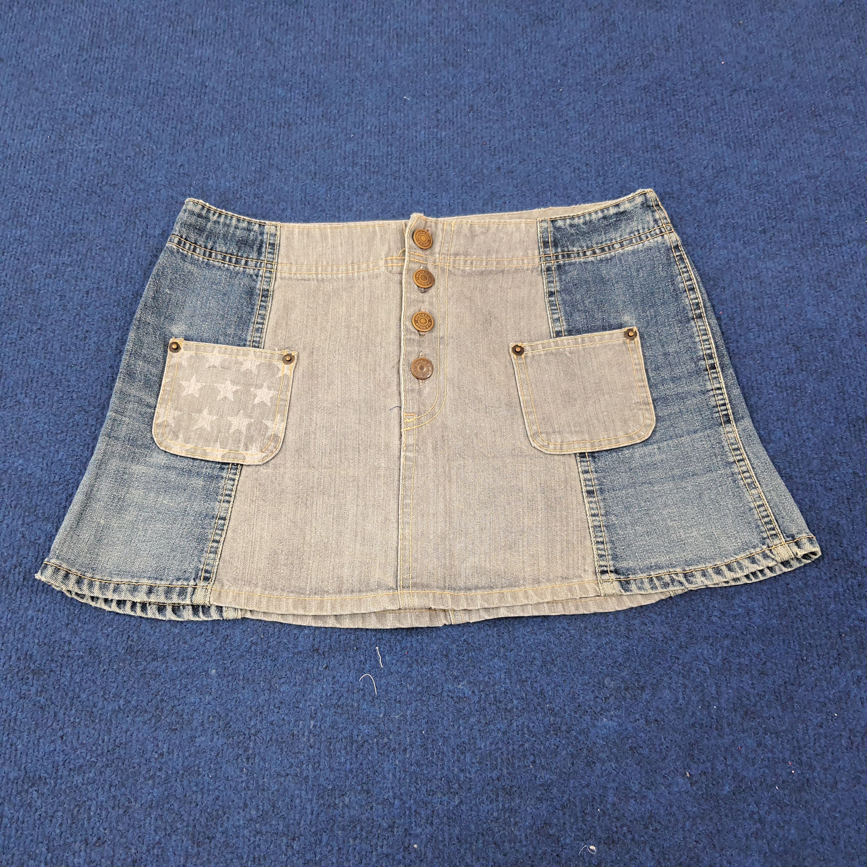 Hysteric Glamour Vintage Hysteric Glamour Japan Jeans Mini Skirt C235N1 Size 29" - 1 Thumbnail
