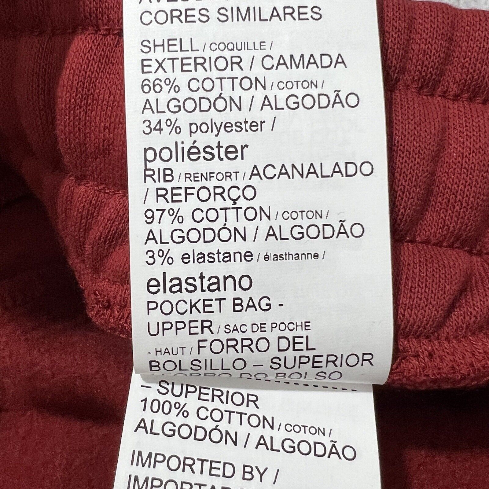 Puma PUMA Fleece Lined Athletic Jogger Drawstring Sweatpants Red Size US 44 / EU 60 - 4 Thumbnail