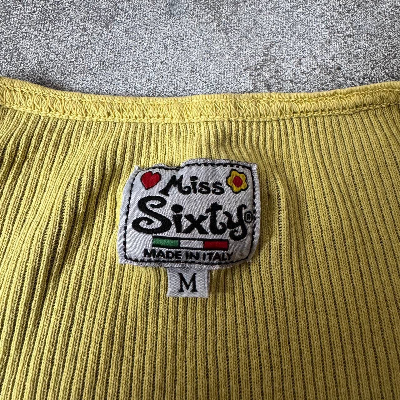Miss Sixty Miss Sixty Vintage Washed Ribbed Top Size M / US 6-8 / IT 42-44 - 7 Thumbnail
