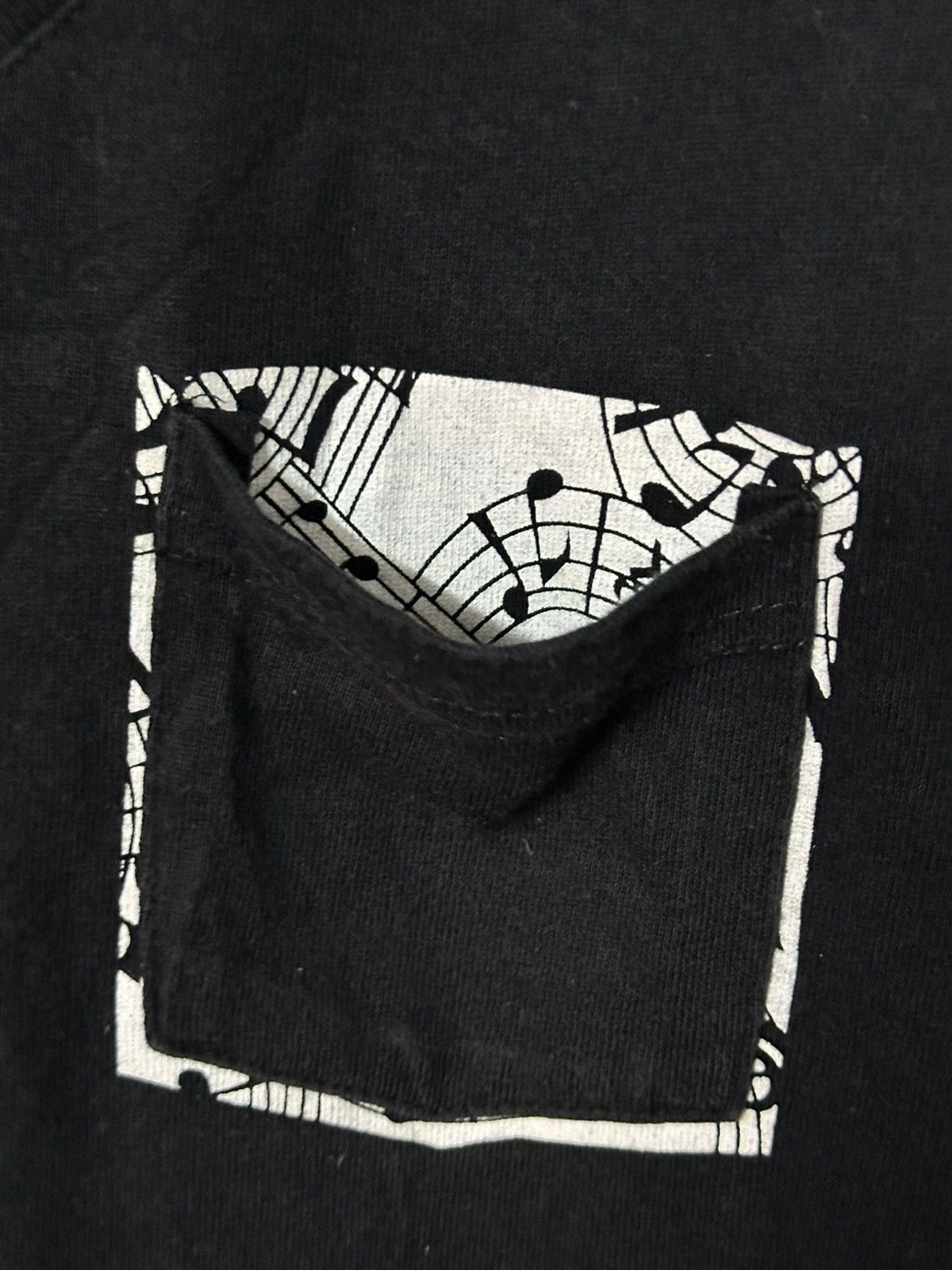Number (N)ine Number (N)ine Denim Music Single Pocket T Shirt Size US M / EU 48-50 / 2 - 6 Thumbnail