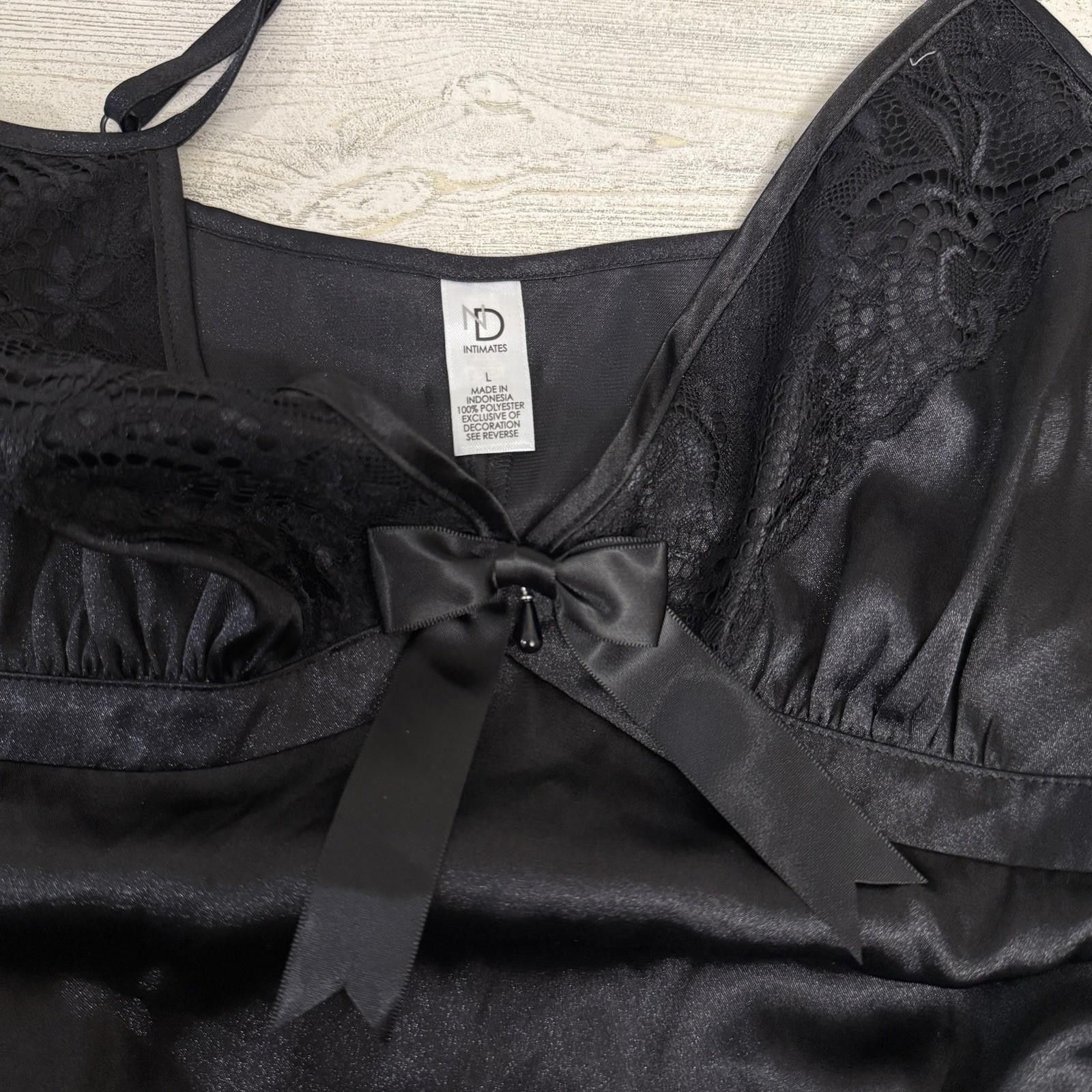 The Unbranded Brand Black Whimygoth Slip Lace Large Dress Size L / US 10 / IT 46 - 7 Thumbnail