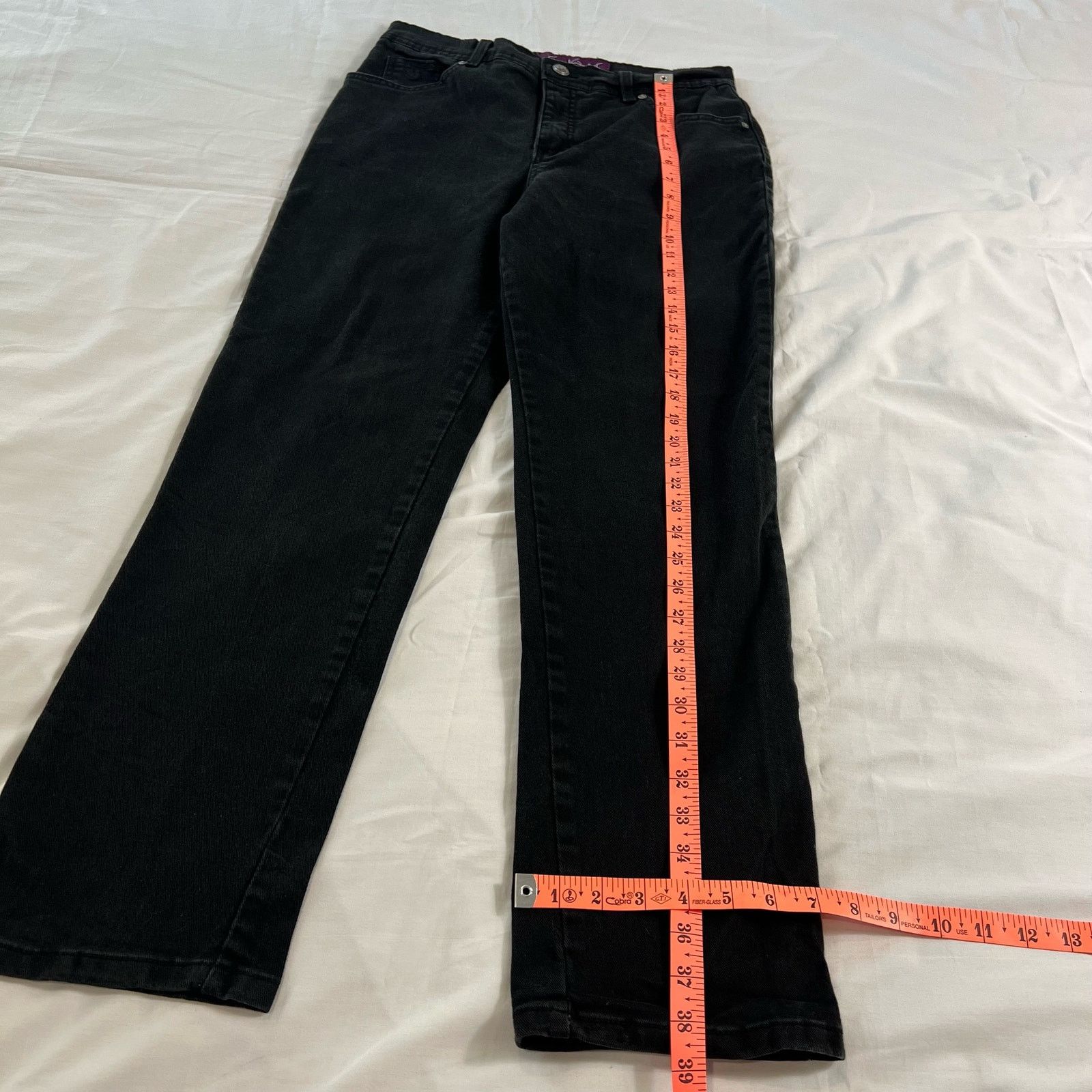Gloria Vanderbilt Gloria Vanderbilt Women's Size 8 Black Jeans Size 30" / US 8 / IT 44 - 5 Thumbnail