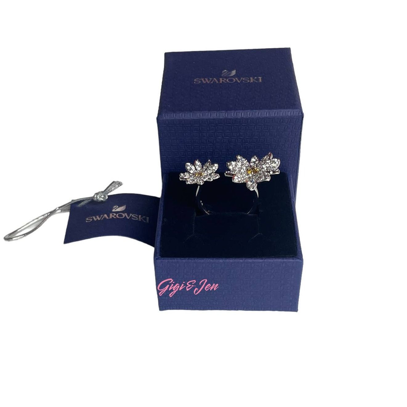 Swarovski Swarovski Eternal Flower open ring Flower SIZE 60/9 Size ONE SIZE - 9 Thumbnail