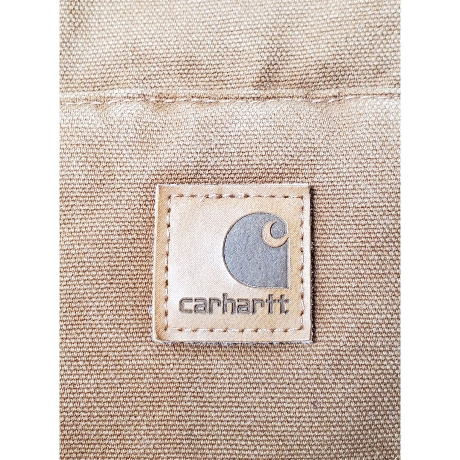 Carhartt Carhartt V02 BRN Sandstone Duck Vest Arctic Quilt Lined Brown Canvas Quilted Embroidered Logo Mens XL Brown Flag Size US XL / EU 56 / 4 - 4 Thumbnail