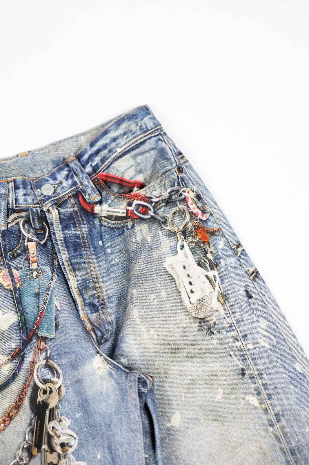 Acne Studios Acne Studios Tromp L’oeil Loose Fit Denim Size 24" / US 00 / IT 34 - 3 Thumbnail