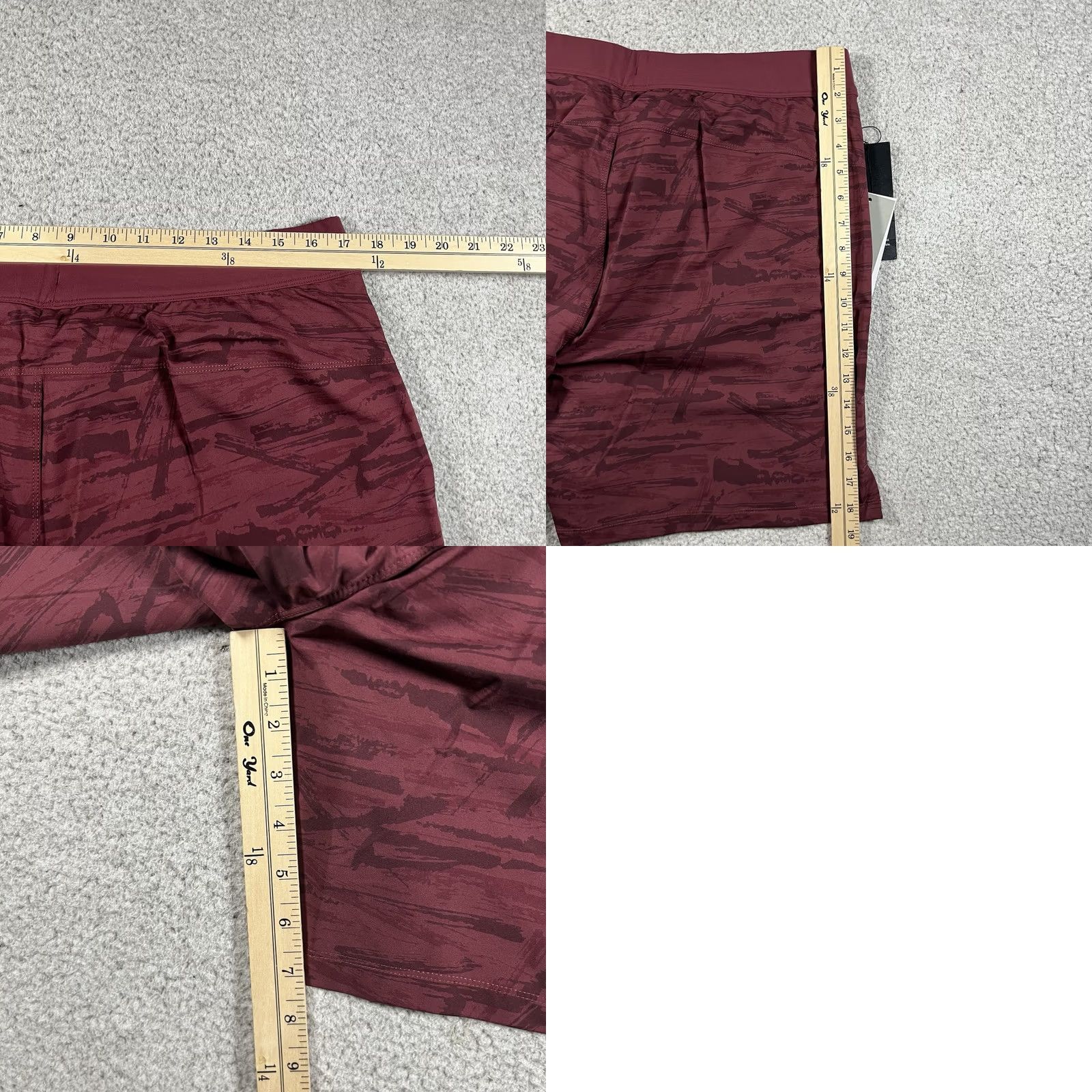 Vintage Public Rec Shorts Mens 36 Red Performance Lined Flex Athletic Gym Running Size US 36 / EU 52 - 9 Thumbnail