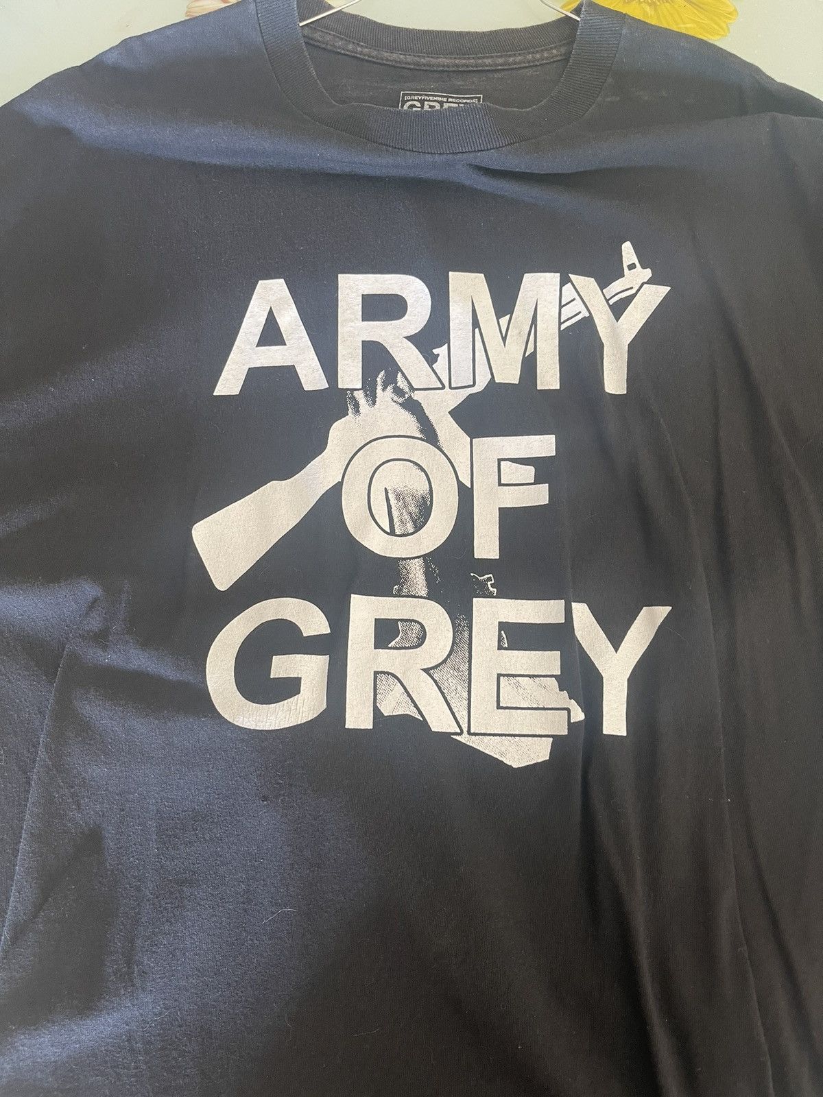 image of G59 Records Army Of Grey Shirt in Black, Men's (Size XL)