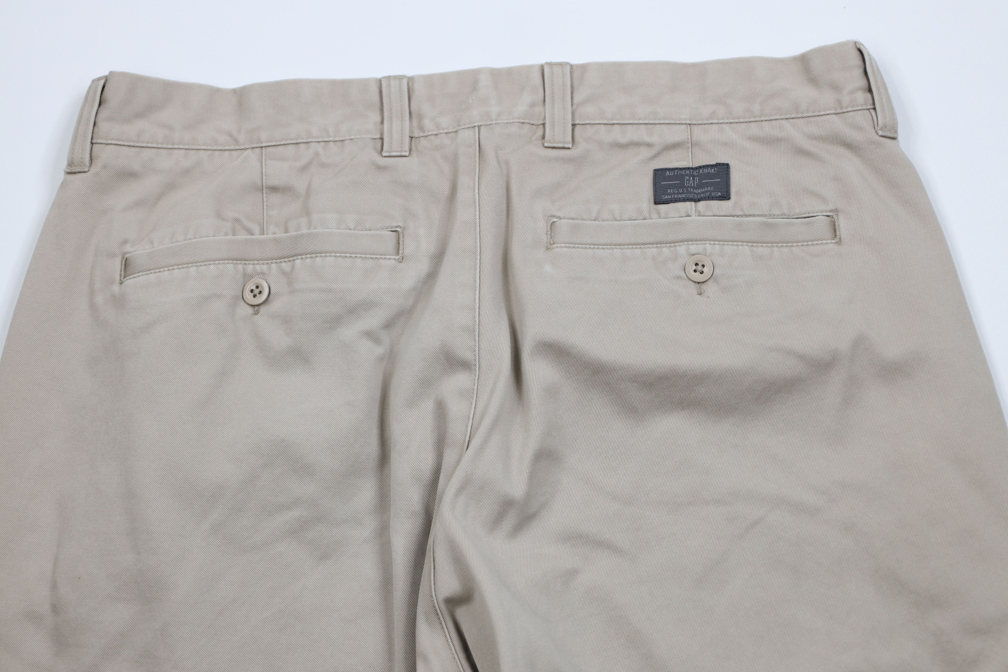 Gap Vintage Y2K Gap Relaxed Fit Wide Leg Chino Pants Beige Size US 34 / EU 50 - 12 Thumbnail