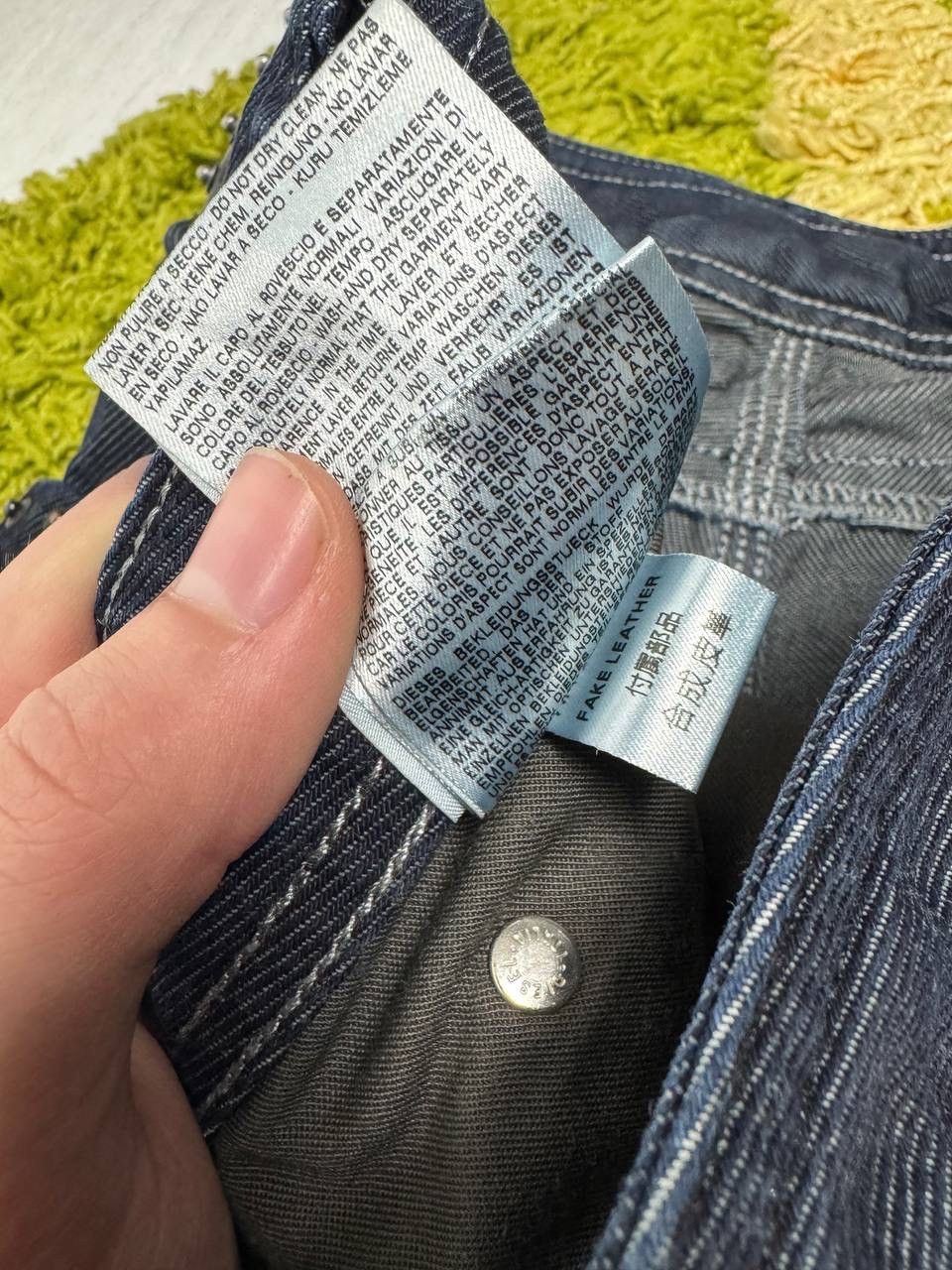 Diesel × Vintage 💥 STEALS 💥 VINTAGE DIESEL JEANS TIMMEN DENIM TROUSERS PANTS Size US 36 / EU 52 - 10 Thumbnail