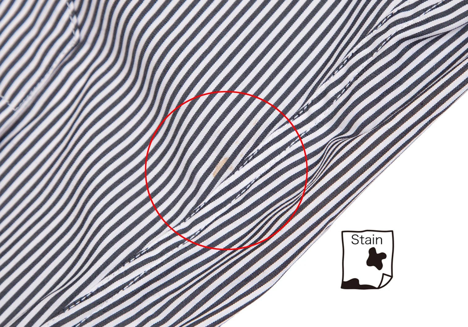 Emporio Armani Stretch Cotton Stripe Shirt in White and Gray Size 39 Size US M / EU 48-50 / 2 - 9 Thumbnail