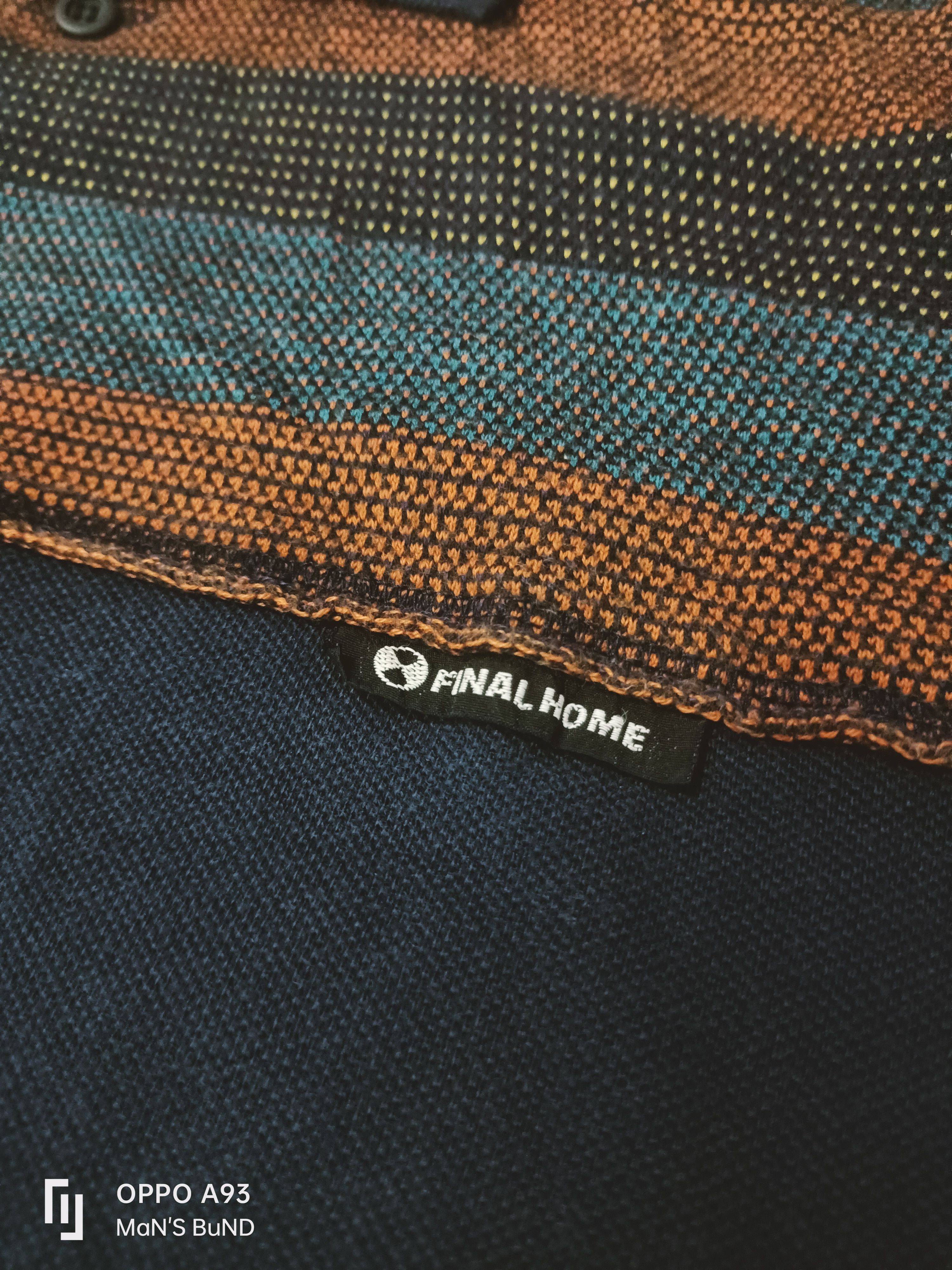 Final Home 👉 Final Home Knit Polo Stripe Rare Design (Japan Style) Size US S / EU 44-46 / 1 - 8 Thumbnail
