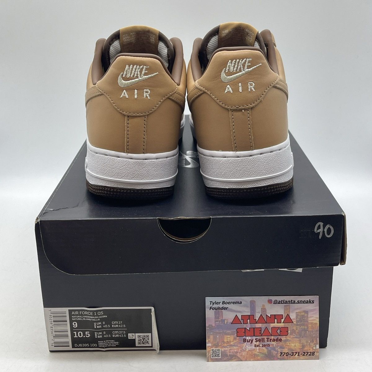 Nike Air Force 1 low acorn Size US 9 / EU 42 - 3 Thumbnail