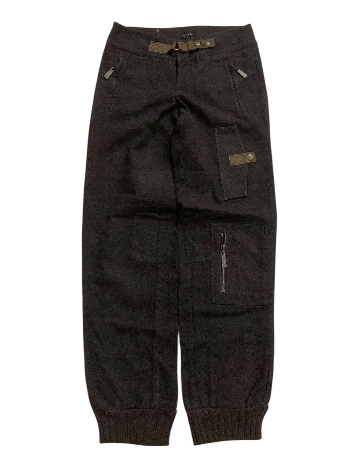 Japanese Brand 💥Avant-Garde Japanese Designer Mi-tu Cargo Pant Size 26" / US 2 / IT 38 - 1 Thumbnail