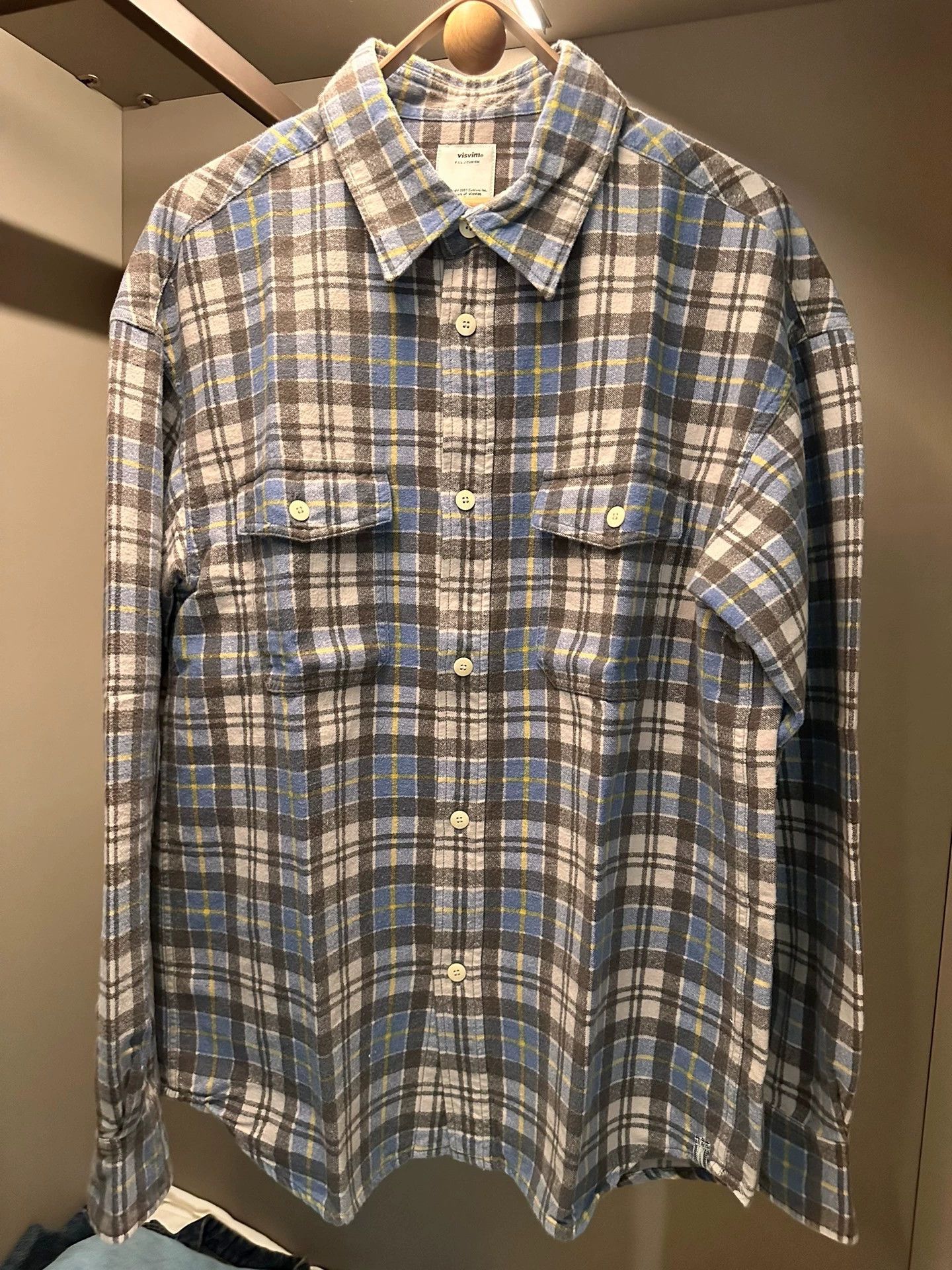 Visvim VISVIM 24SS PIONEER KHADI CHECK L/S shirt Size US M / EU 48-50 / 2 - 1 Thumbnail