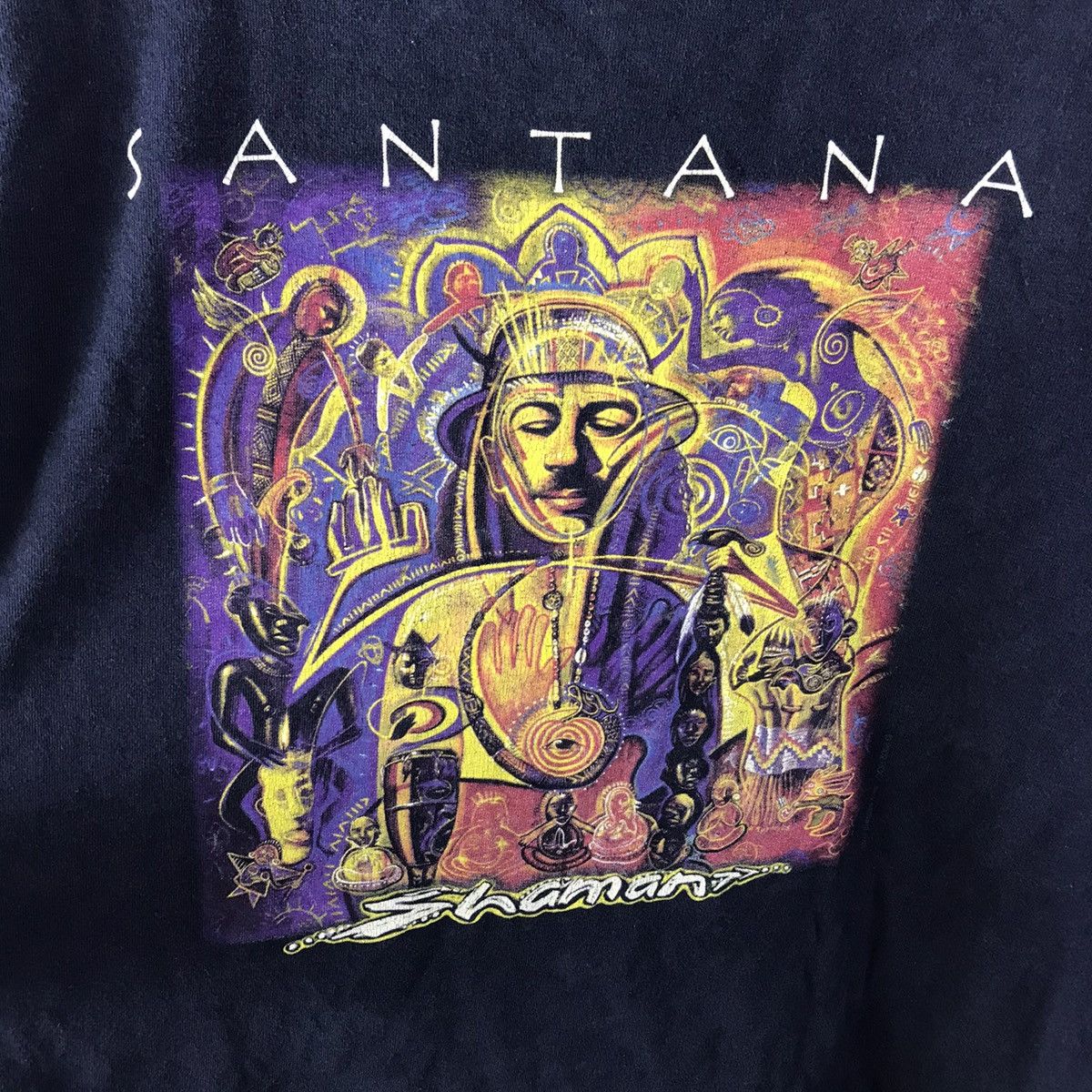 Band Tees vintage santana shaman tour band shirt Size US XL / EU 56 / 4 - 3 Thumbnail