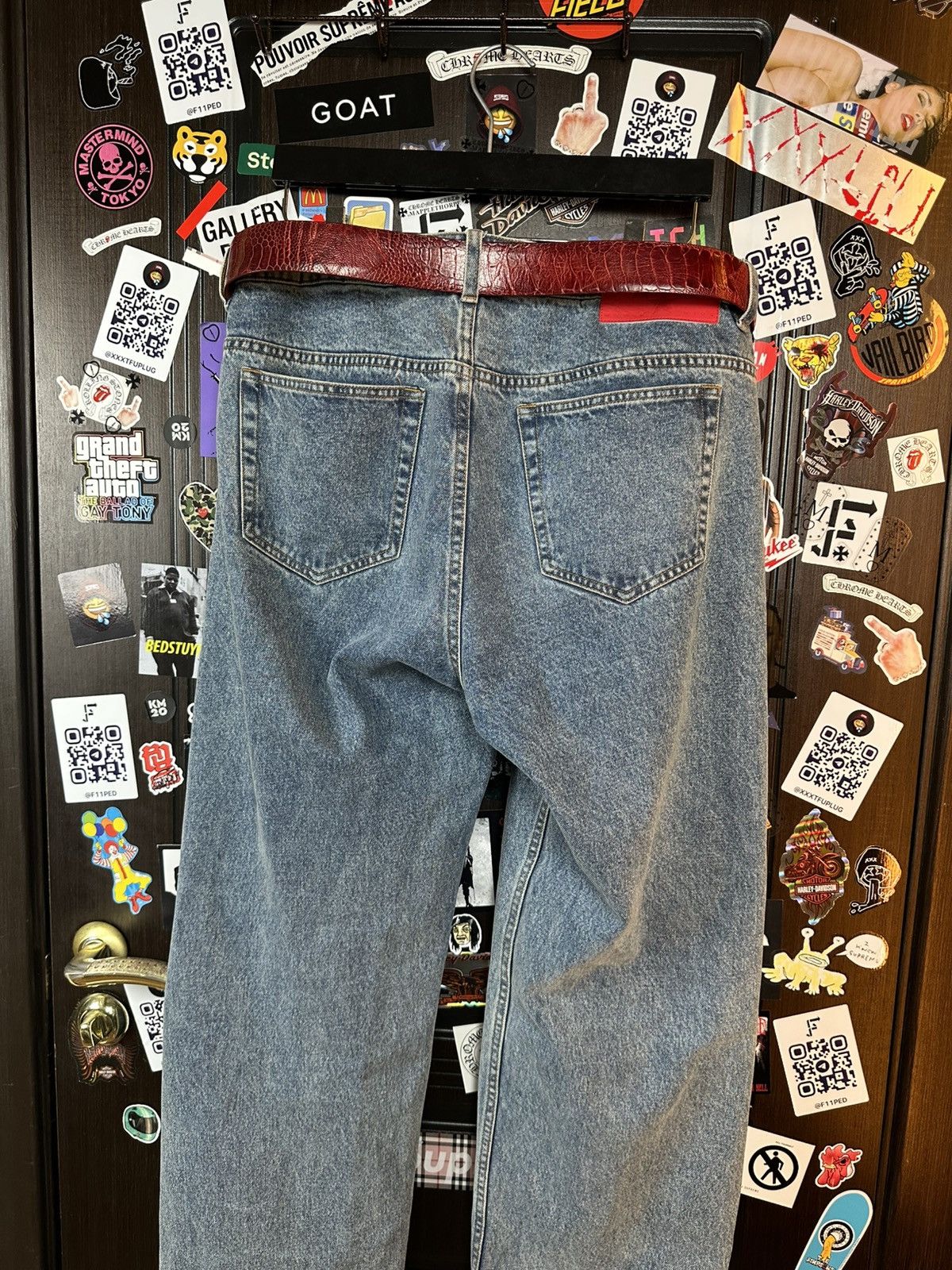 Sp5der Spider Worldwide “Spider” V3 Indigo Denim Jeans Size US 32 / EU 48 - 4 Thumbnail