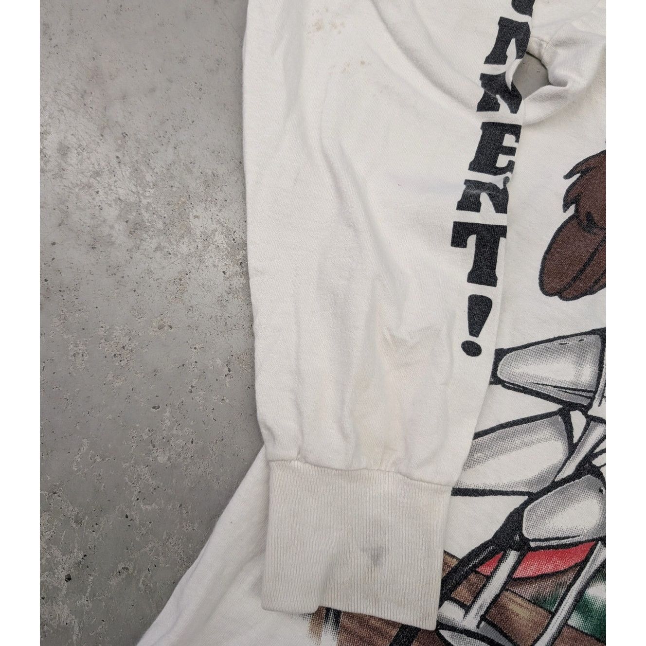 Cartoon Network × Vintage Vintage Looney Tunes Taz "No Comment" long sleeve shirt Size US M / EU 48-50 / 2 - 3 Thumbnail