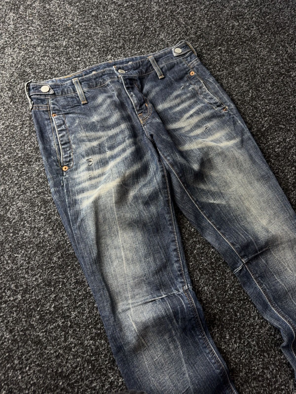 Levi's Vintage 00s Avant Grade Levi’s Retro Western Y2K denim pants Size 29" - 3 Thumbnail
