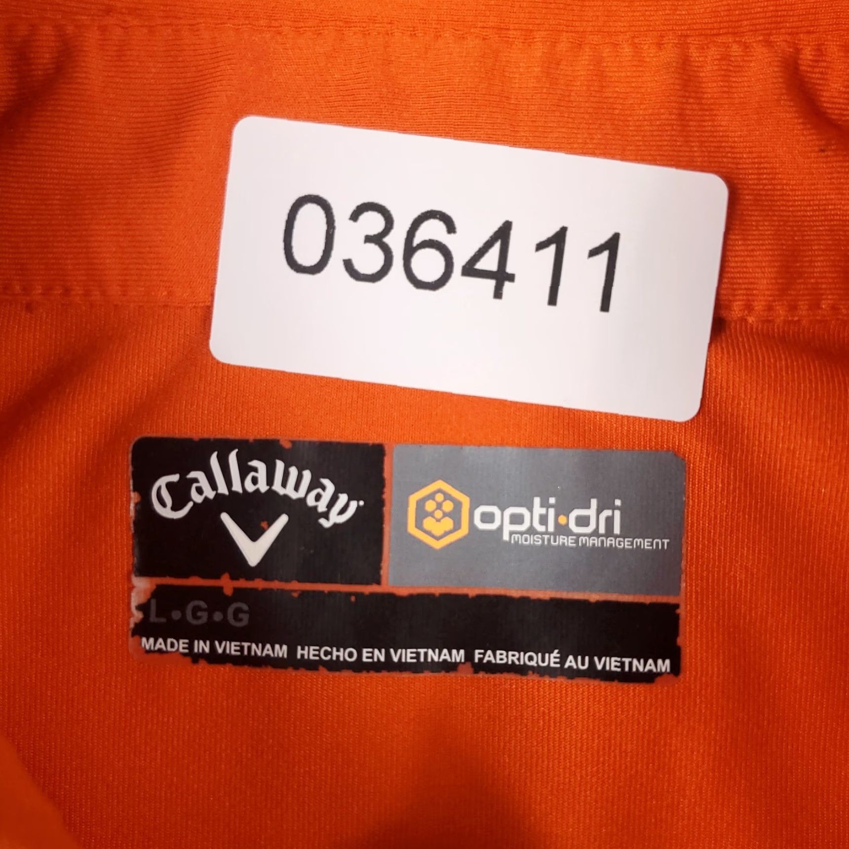 Callaway Callaway Polo Shirt Mens Large Orange Opti Fit Golf Casual Short Sleeve Shirt Polo Mens L Orange Callaway Golf Polo Shirt Size US L / EU 52-54 / 3 - 8 Thumbnail