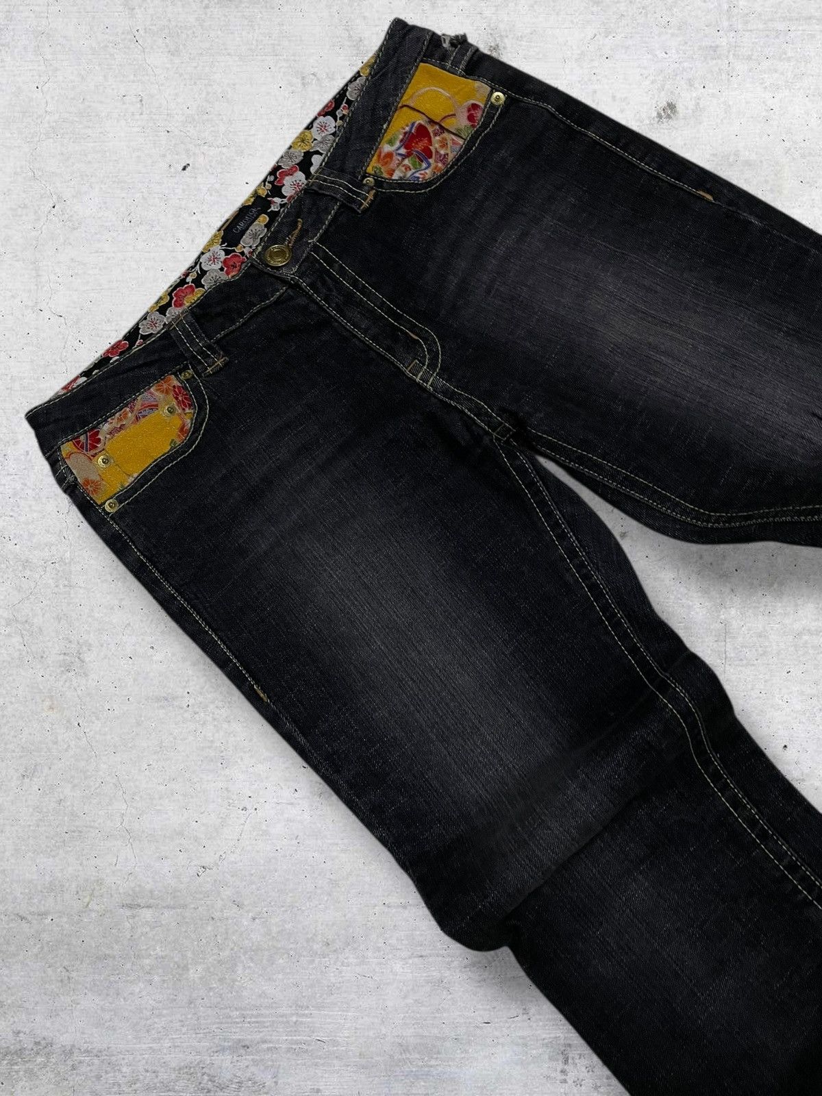 Japanese Brand VINTAGE CAROUGE JAPAN DESIGNER 90S OG FLARED RUNWAY DENIM Size US 32 / EU 48 - 7 Thumbnail