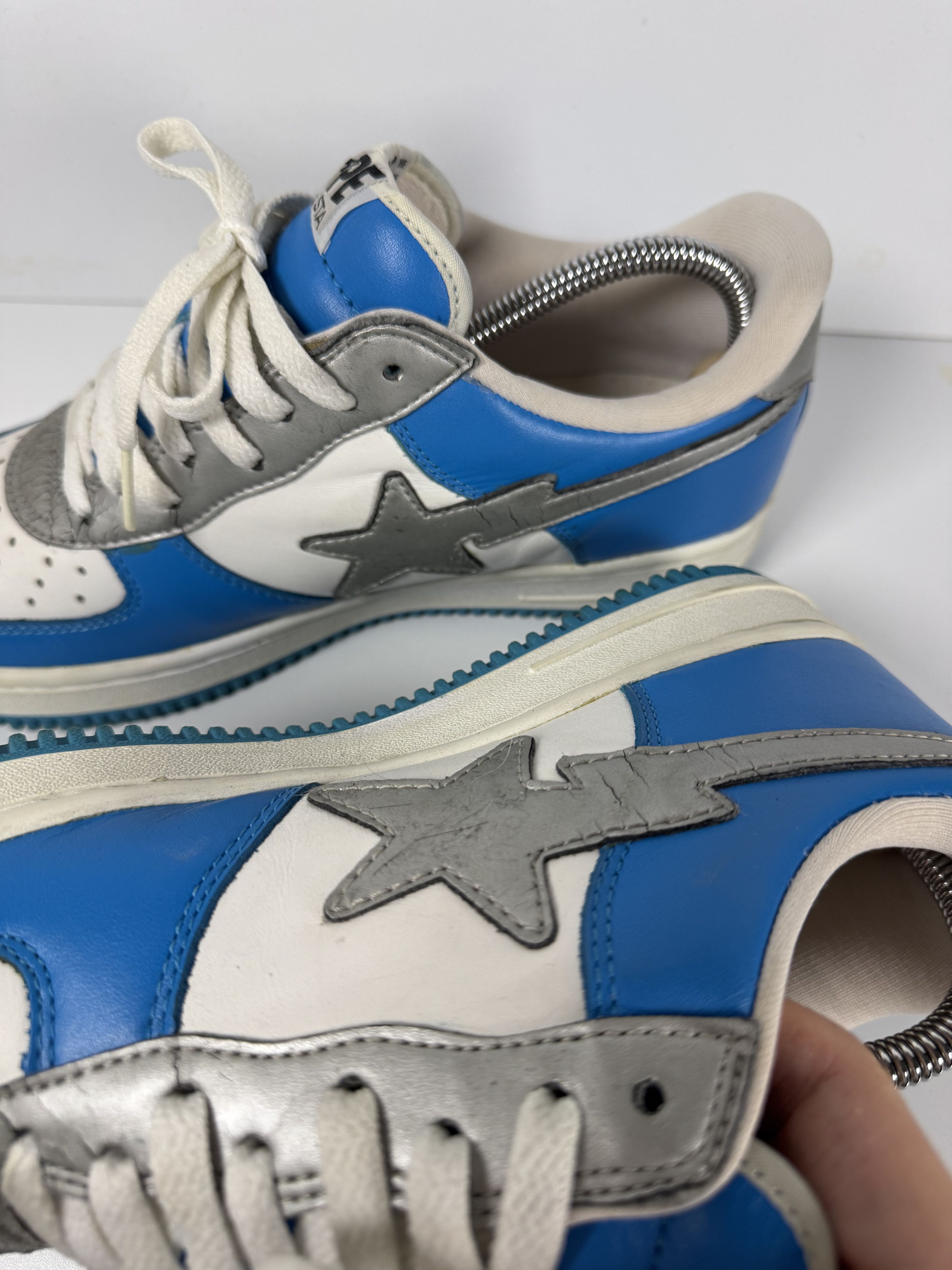 Bape FS-001 Bapesta Baby Blue/Silver 9.5 Size US 9.5 / EU 42-43 - 2 Thumbnail