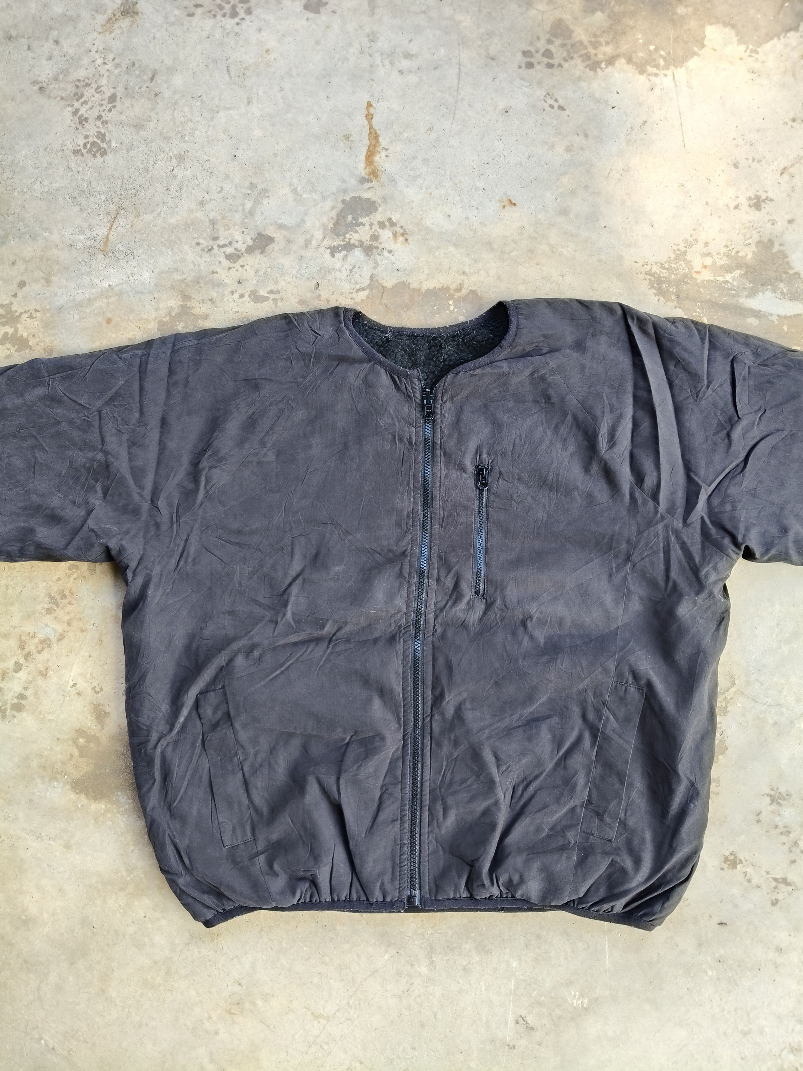 Japanese Brand Rodeo Crows Sherpa Fleece Cardigan Size L / US 10 / IT 46 - 5 Thumbnail