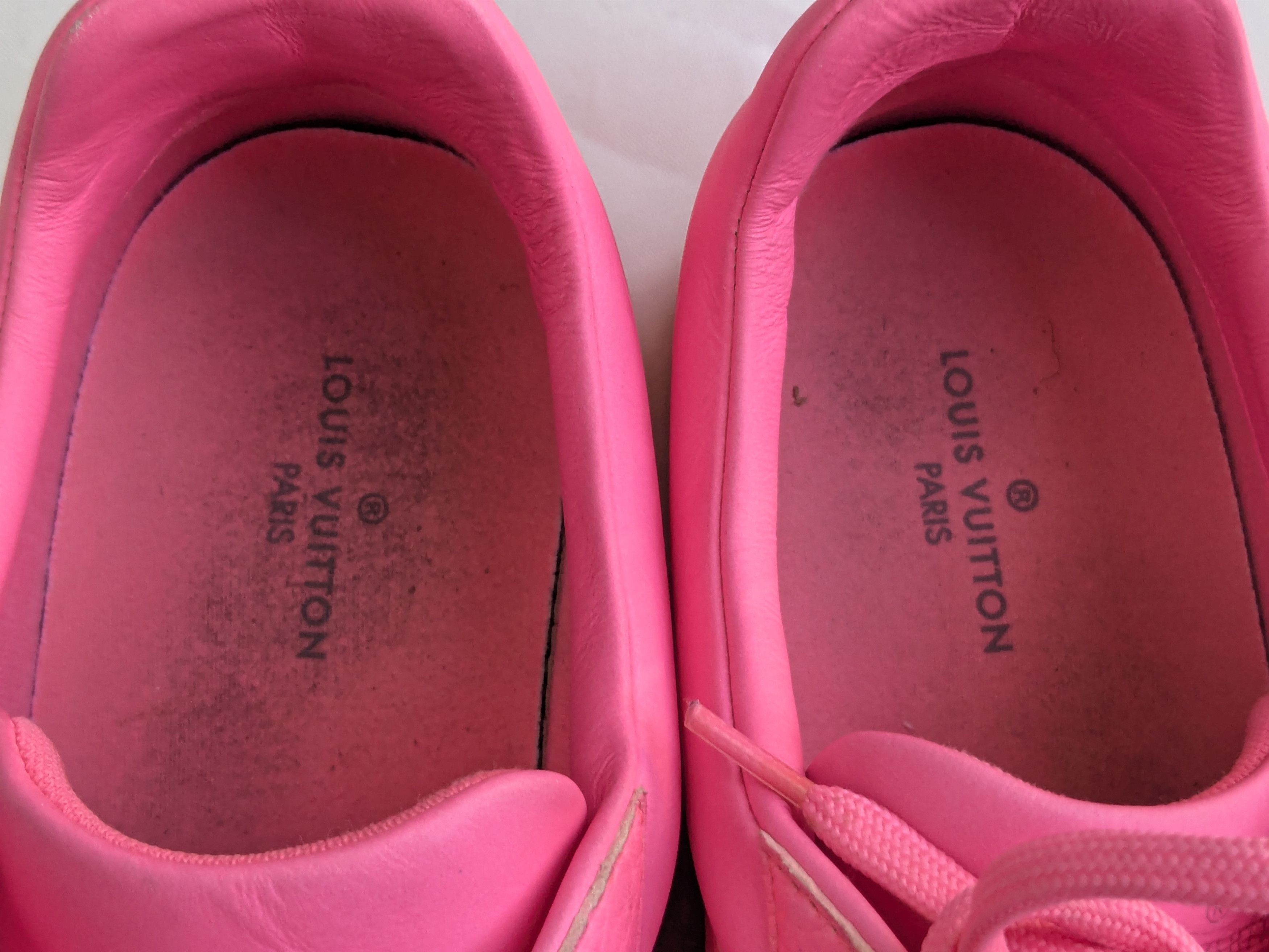 Louis Vuitton Louis Vuitton Monogram Sneakers Pink 10.5 Logo Size US 10.5 / EU 43-44 - 9 Thumbnail