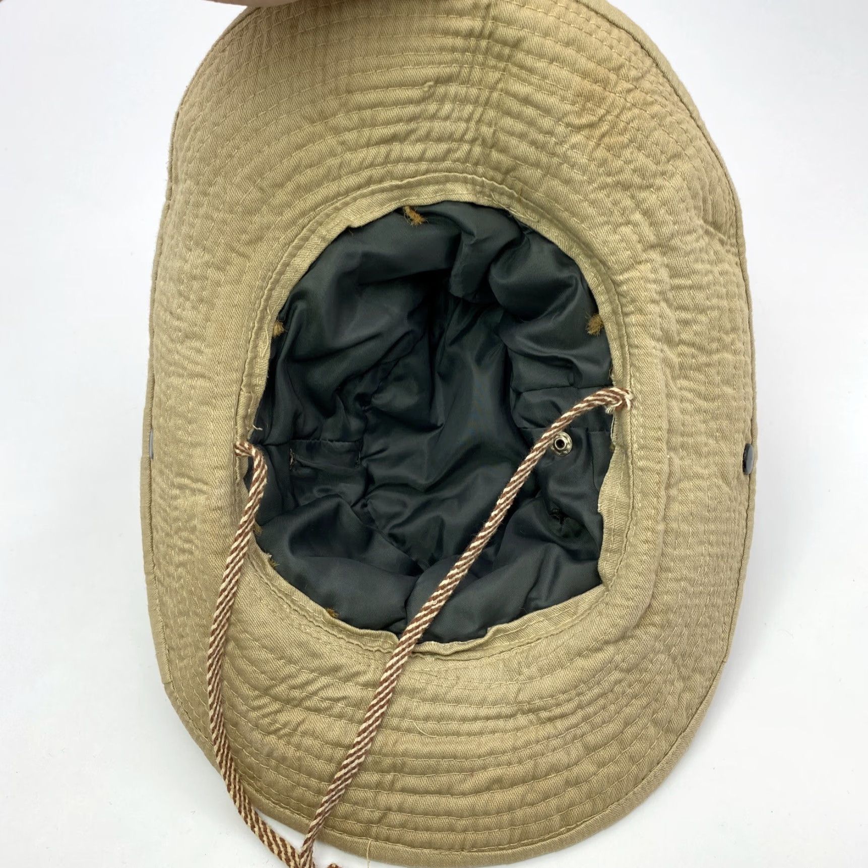 Vintage VINTAGE Khaki Cotton Safari Boonie Hat Men N/S/M Cheetah Wildlife 80s 90s Casual Size ONE SIZE - 6 Thumbnail